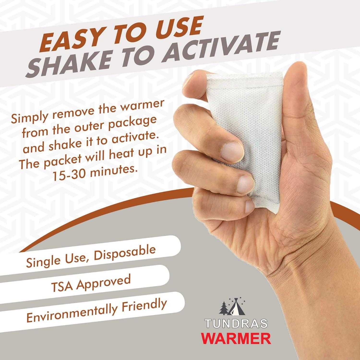 Calentadores de Manos Tundras - 160 Paquetes Activados por Aire