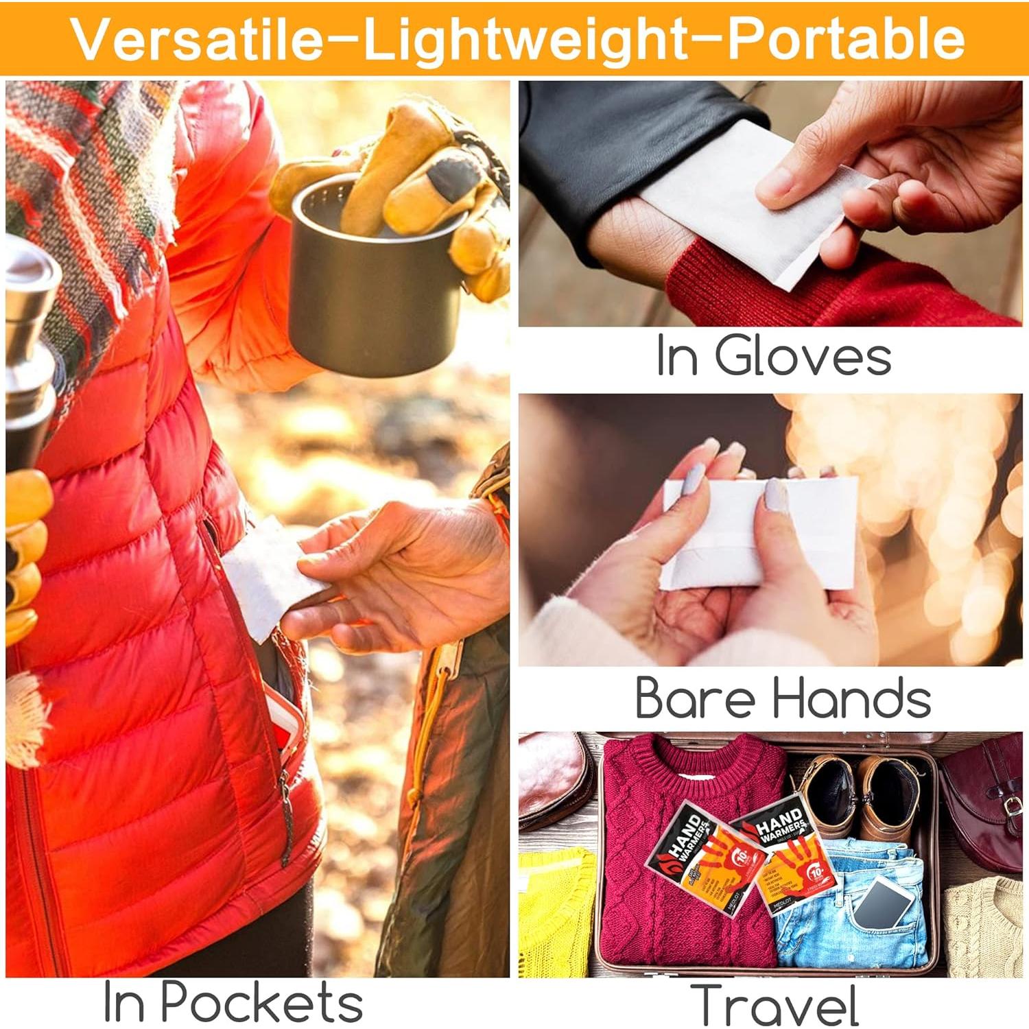 Calentadores de Manos Desechables MEDLOT 20 Pares 10 Horas