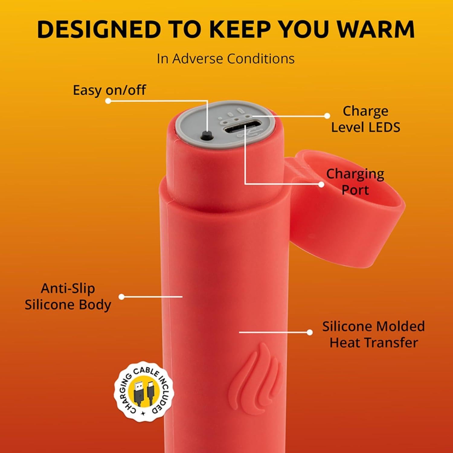 Calentador de Manos Recargable POWERPAW 5000mAh 3 Niveles