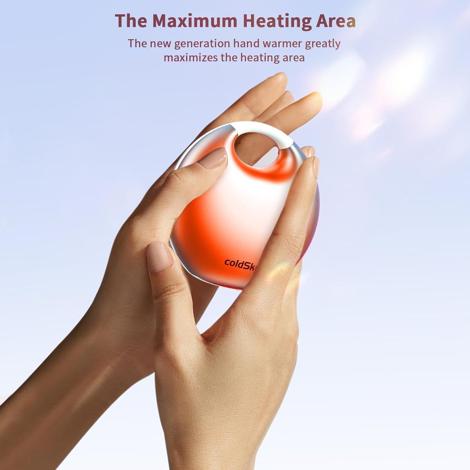 Calentador de Manos Eléctrico coldSky YL129 4000mAh Azul