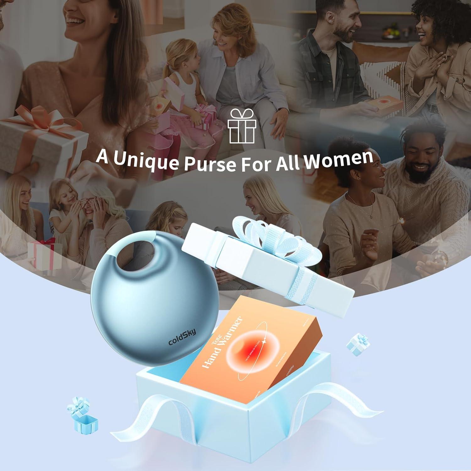 Calentador de Manos Eléctrico coldSky YL129 4000mAh Azul