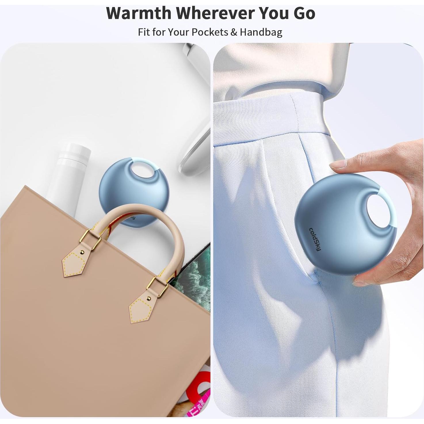 Calentador de Manos Eléctrico coldSky YL129 4000mAh Azul