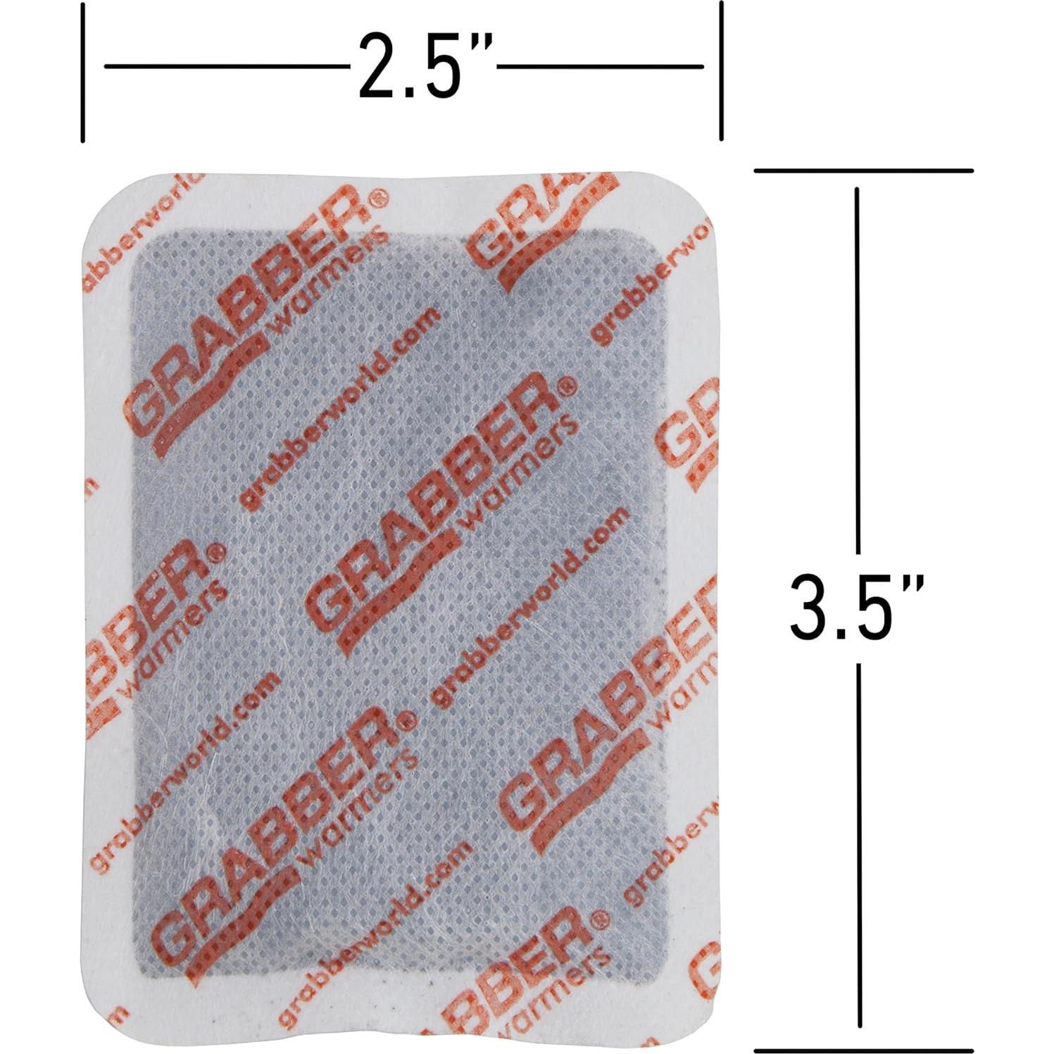 Calentadores de Manos Grabber, 40 Pares, 7.62x7.62cm, Uso Único