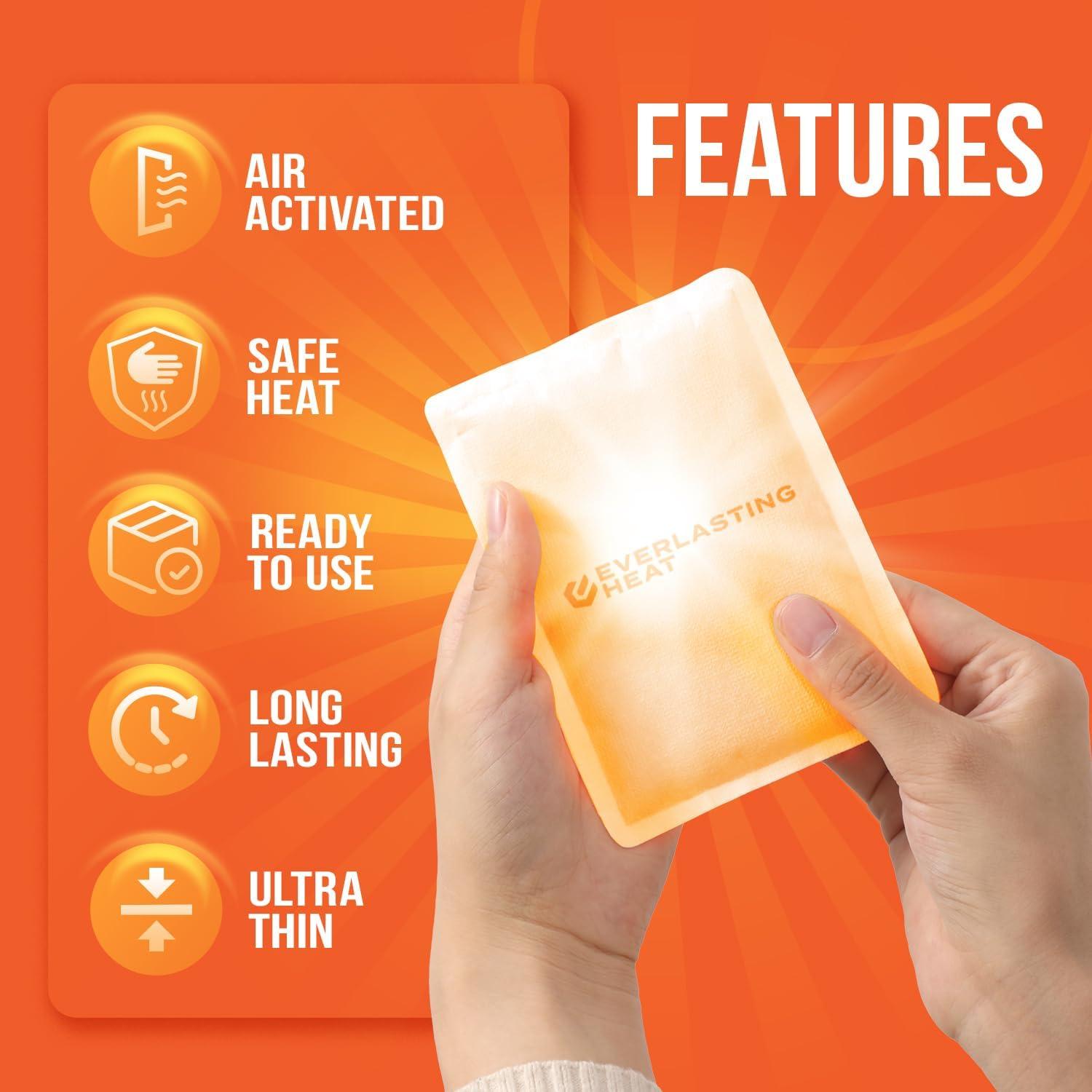 Calentadores de Manos y Cuerpo XL Everlasting Heat - 40 Pares