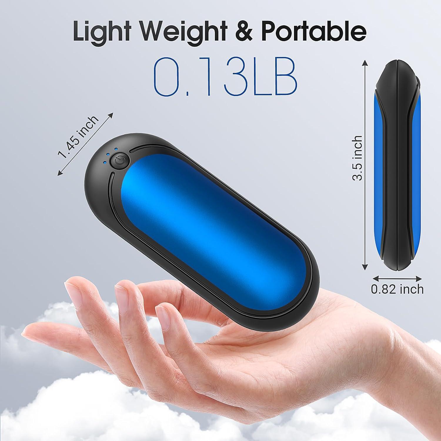 Calentadores de Manos Recargables WarmEmbrace 2000mAh 2 Pzs