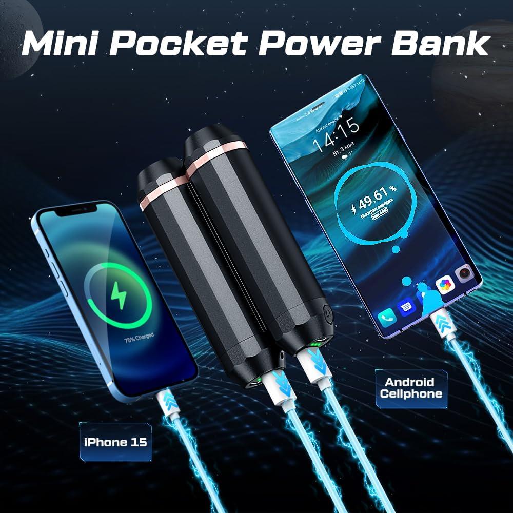 Calentadores de Manos Recargables EnjoyNest C306 10000mAh 2 Pcs