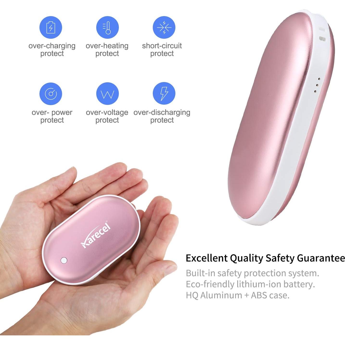 Calentador de Manos Recargable Karecel 5200mAh Doble Cara