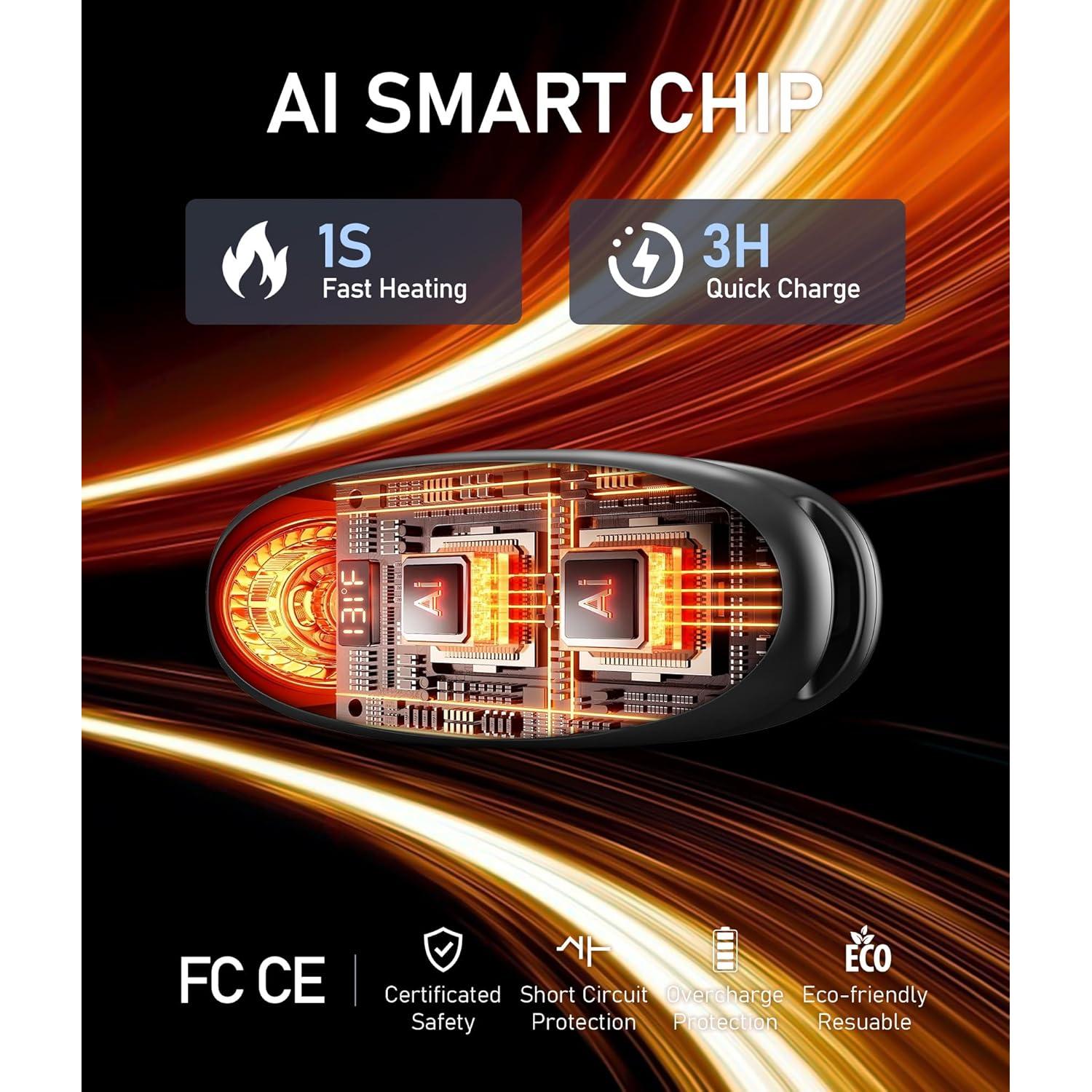 Calentadores de Manos Recargables FancyOct N10 2000mAh 60H