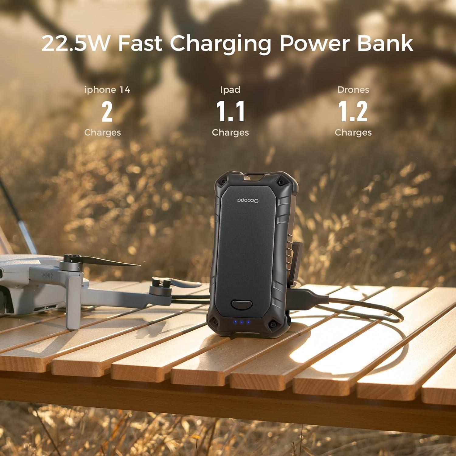 Calentador de Manos OCOOPA UT3201-BK 10000mAh Impermeable