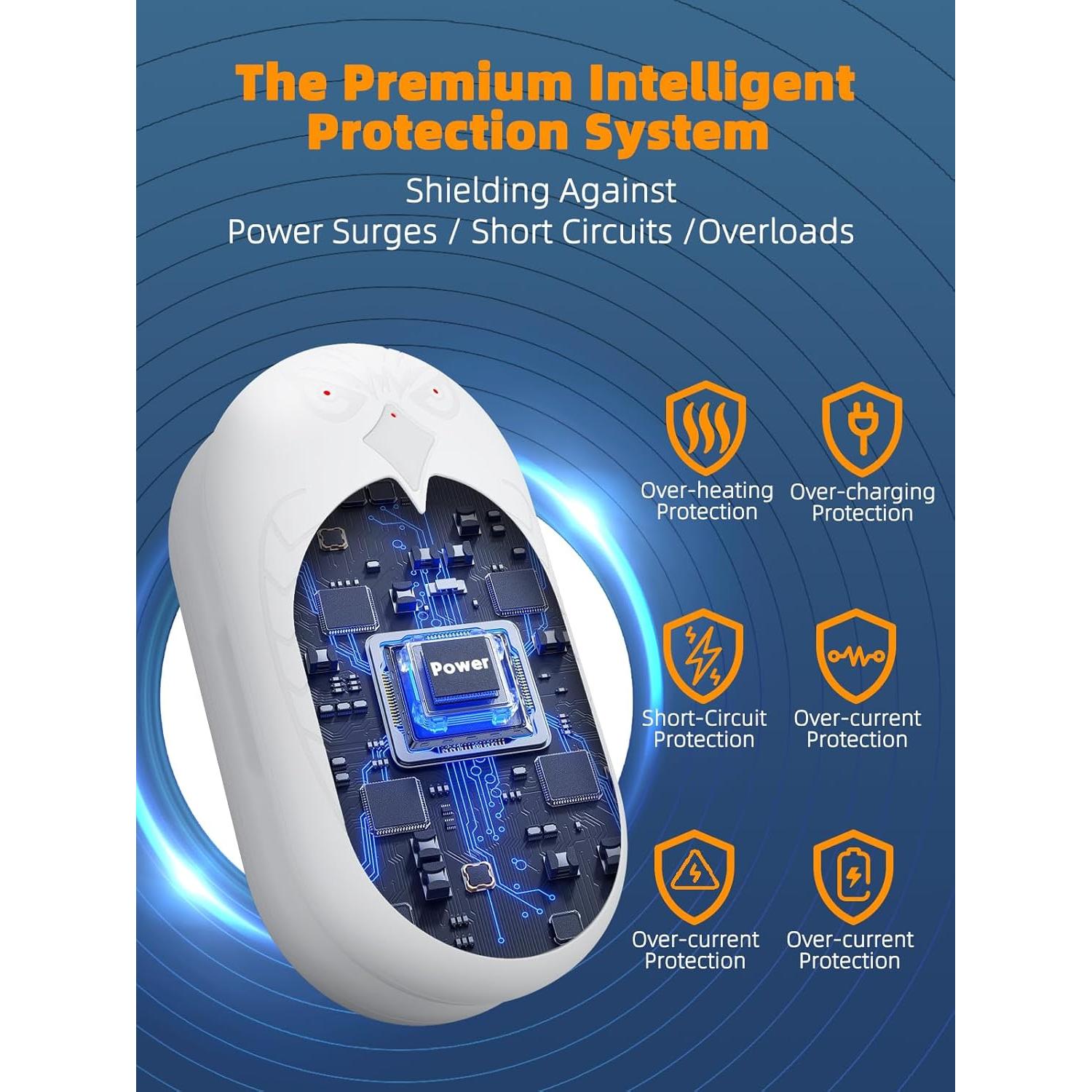 Calentadores de Manos Recargables ITSHINY 6000mAh 2-en-1