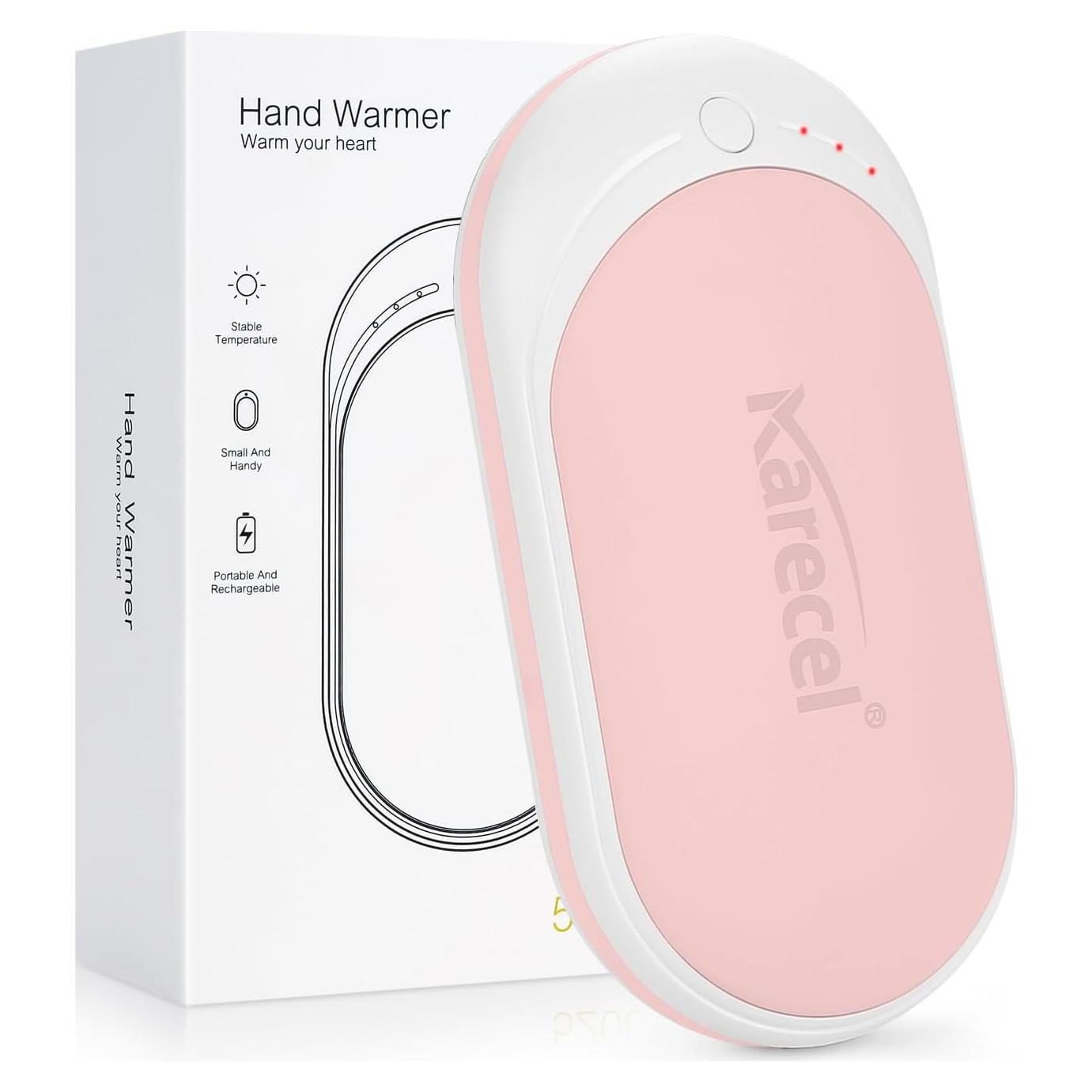 Calentador de Manos Recargable Karecel 5200mAh Doble Cara