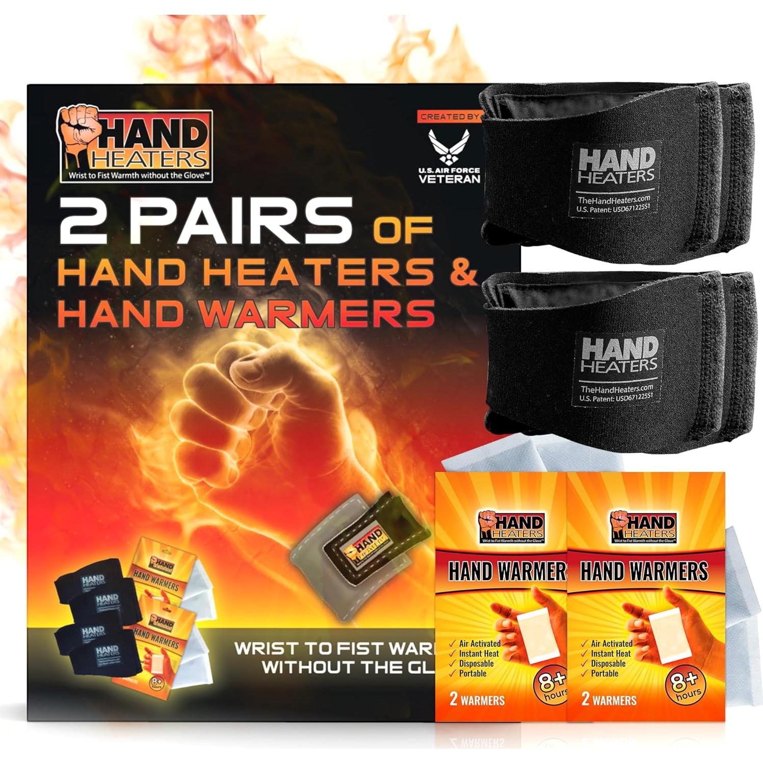 Muñequera Calentadora T Built con 4 Calentadores Desechables