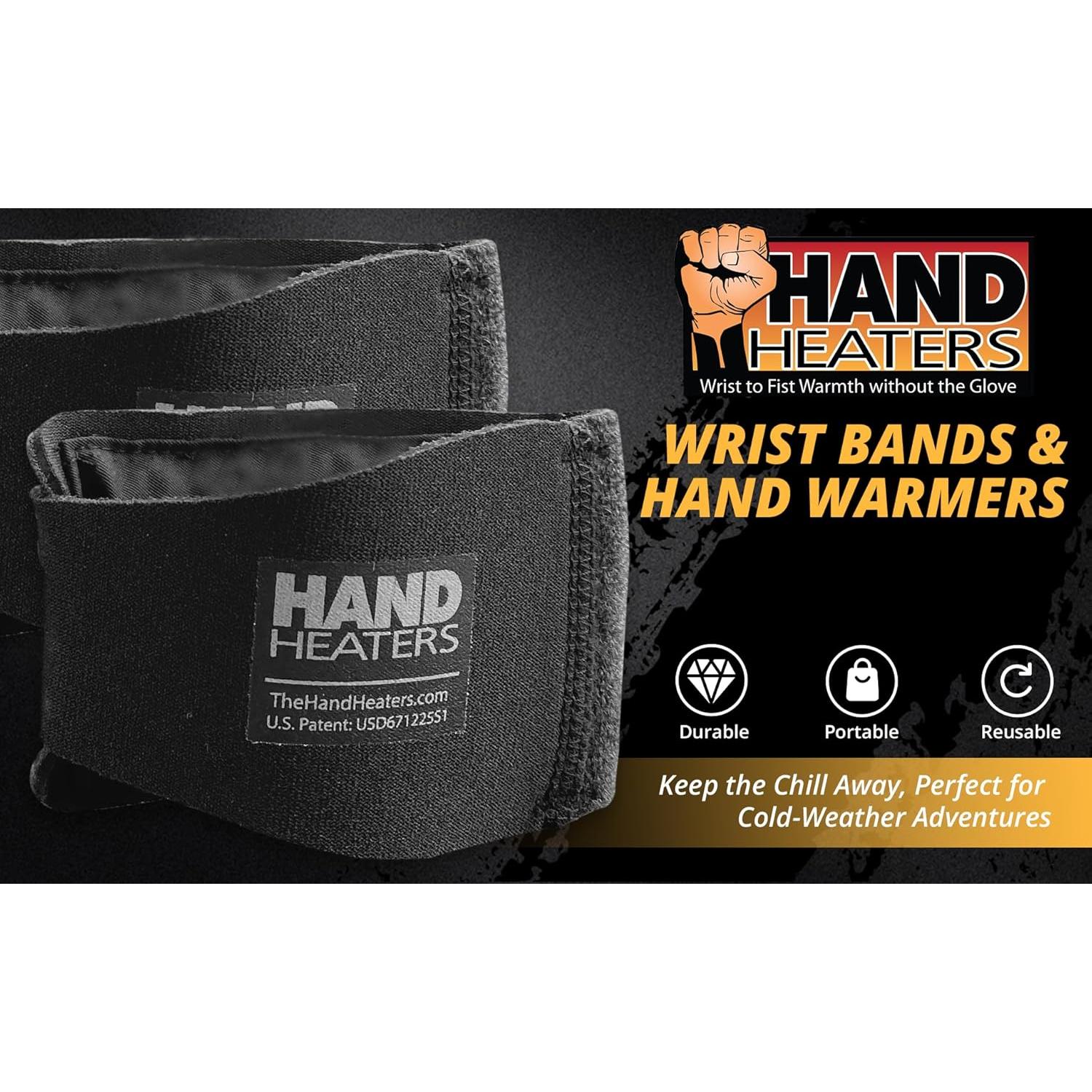 Muñequera Calentadora T Built con 4 Calentadores Desechables