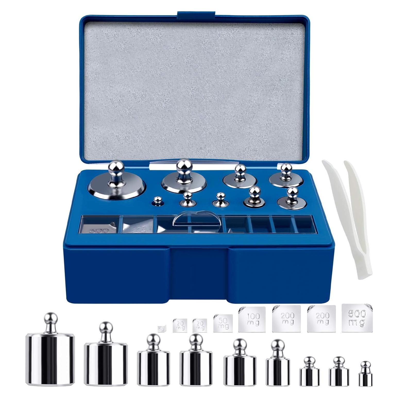 Kit de Pesas de Calibración UCEC 17 Piezas 10mg - 100g