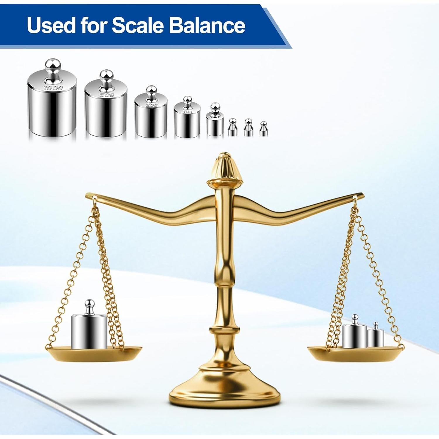 Kit de Pesas de Calibración UCEC 17 Piezas 10mg - 100g