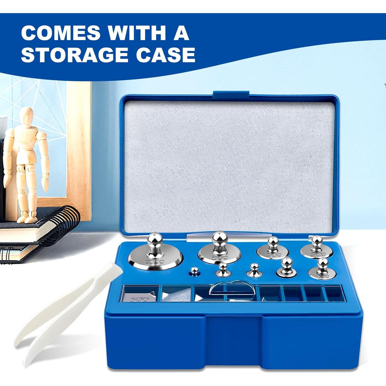 Kit de Pesas de Calibración UCEC 17 Piezas 10mg - 100g