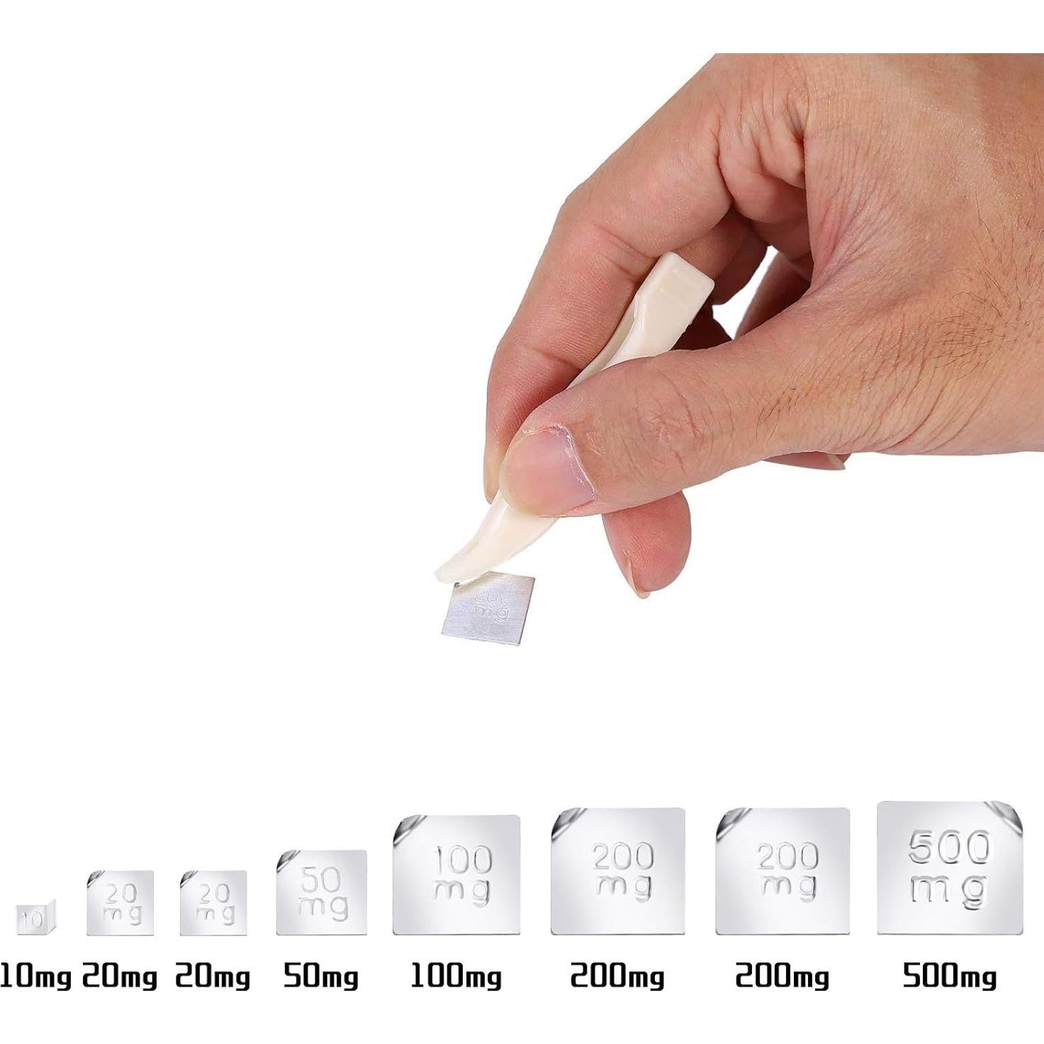 Kit de Pesas de Calibración UCEC 17 Piezas 10mg - 100g