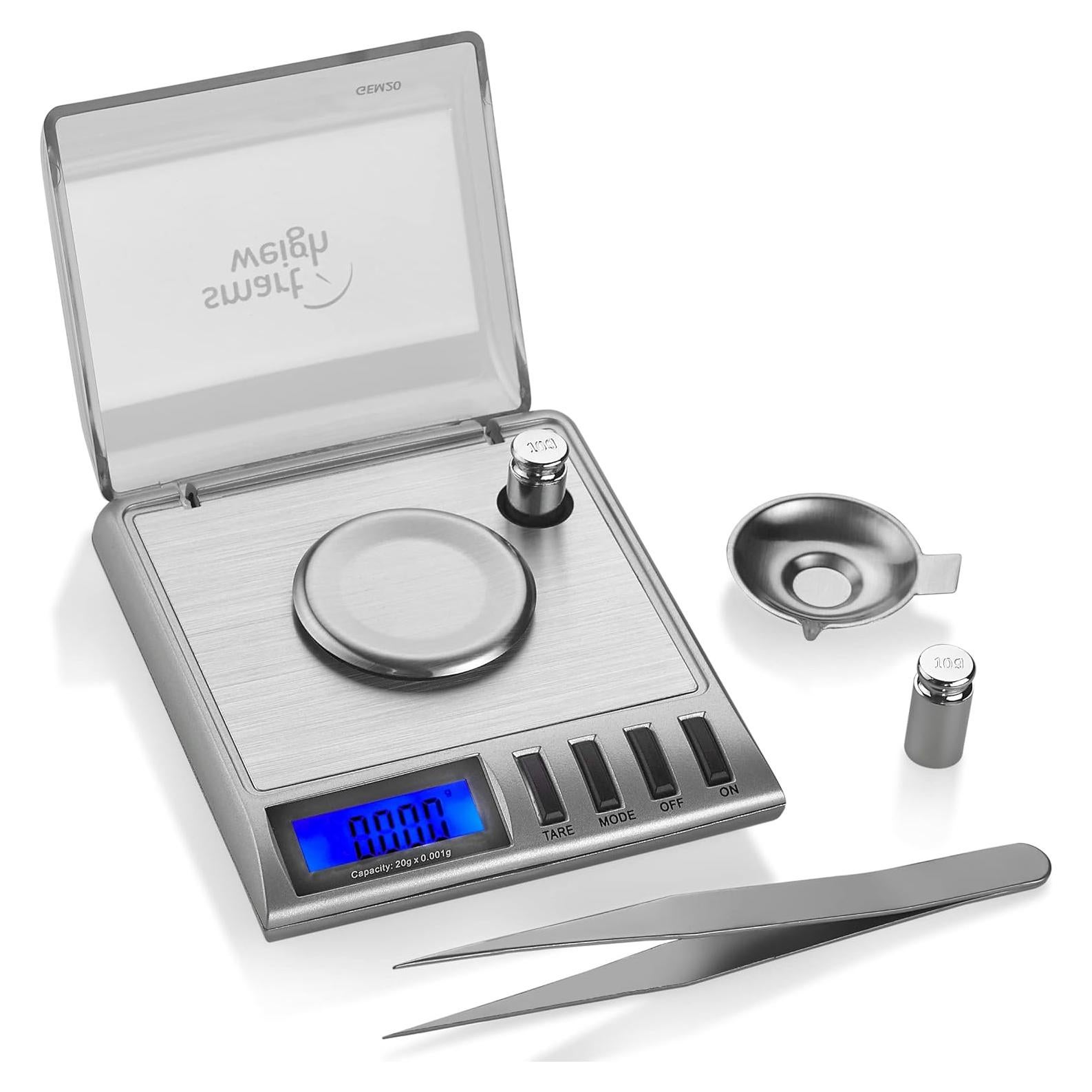 Escala Digital de Precisión Smart Weigh GEM20 20g x 0.001g