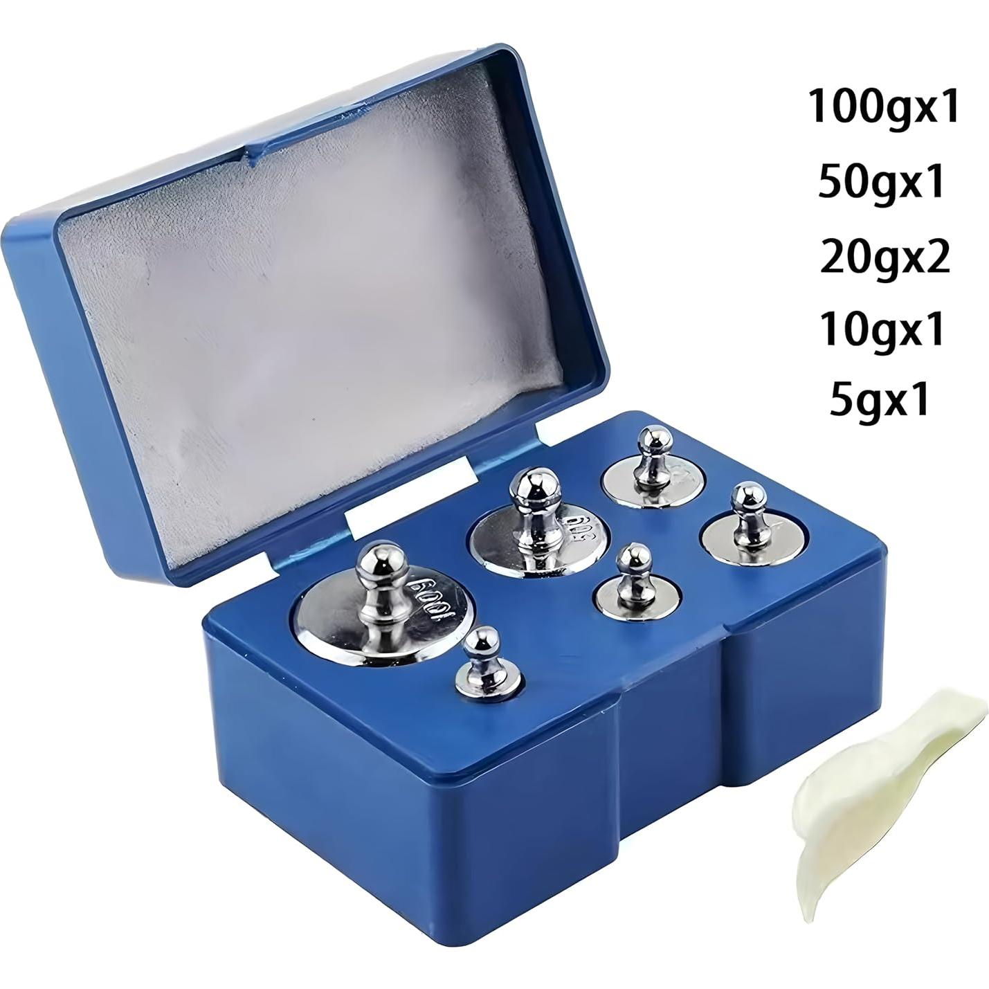 Kit de Pesas de Calibración de Acero Inoxidable Magikon 205g