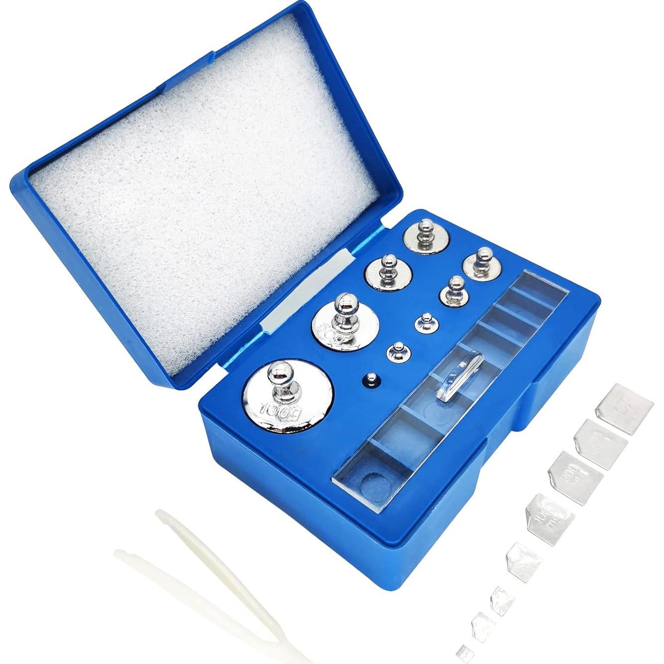 Juego de Pesas de Calibración Smoostart 17 Piezas 10mg-100g