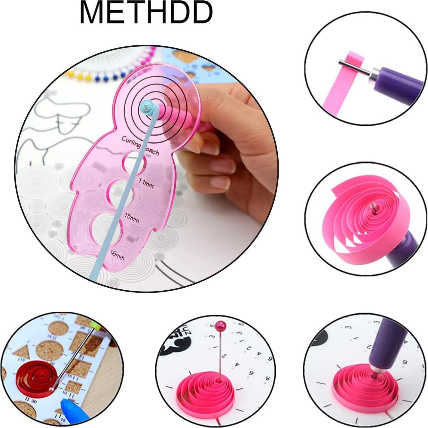 Herramientas de Quilling FENGWANGLI, 12 Piezas, Plumas y Pinzas