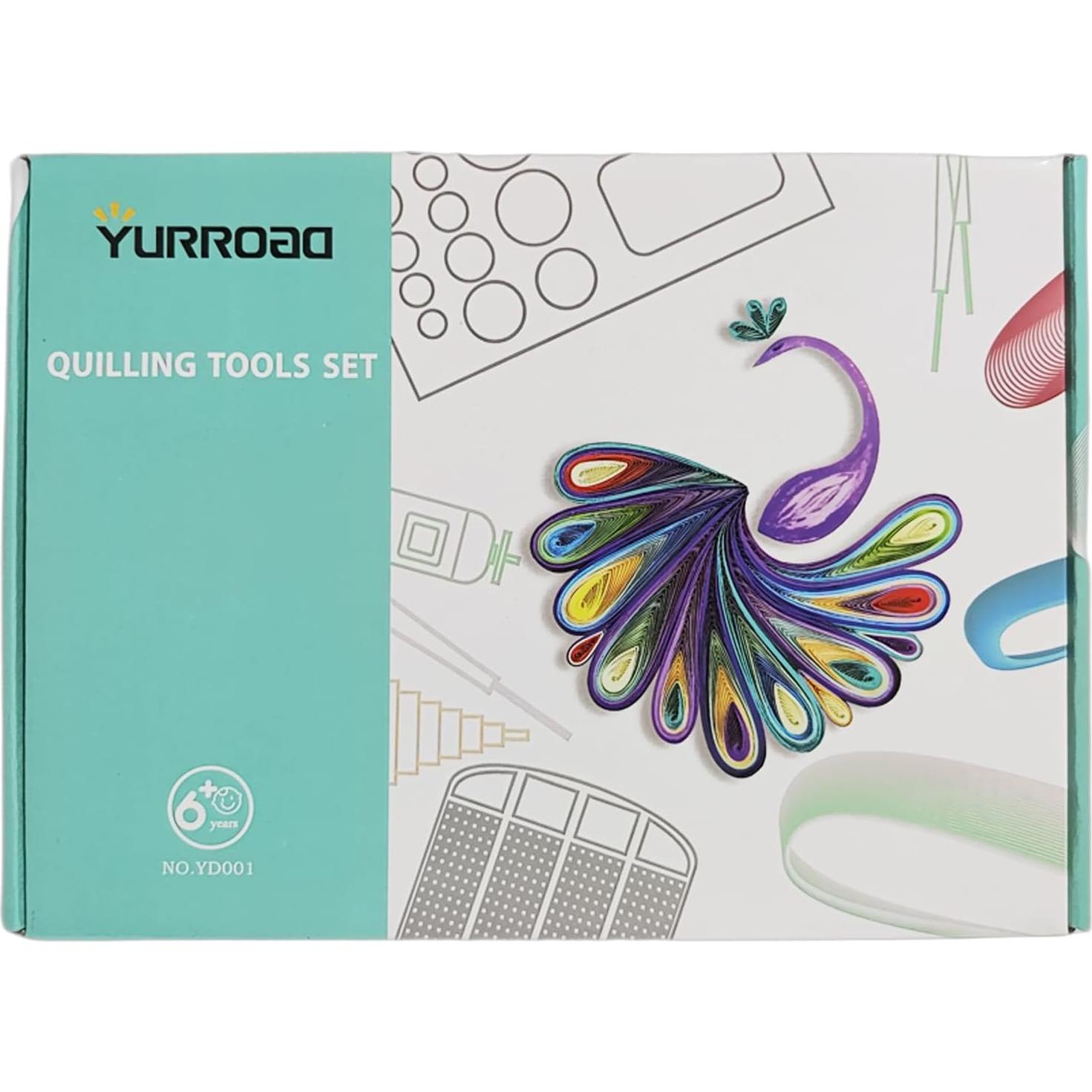 Kit de herramientas de quilling YURROAD 19 piezas para principiantes