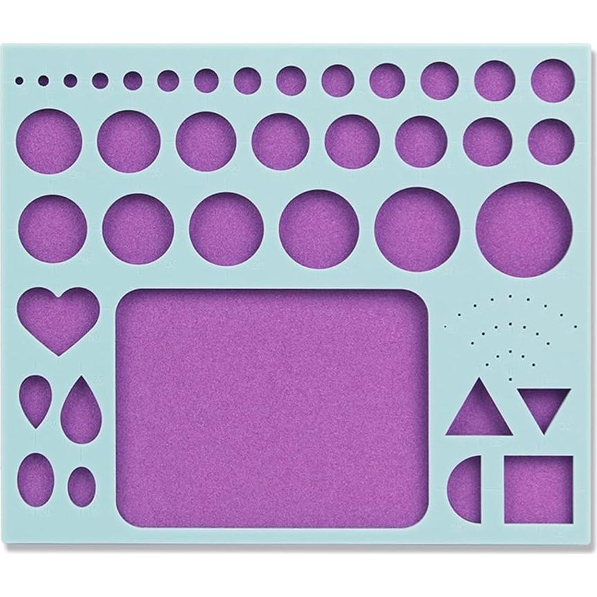 Plantilla de Quilling YURROAD 3 en 1 con Tablero y Pines 21x18cm