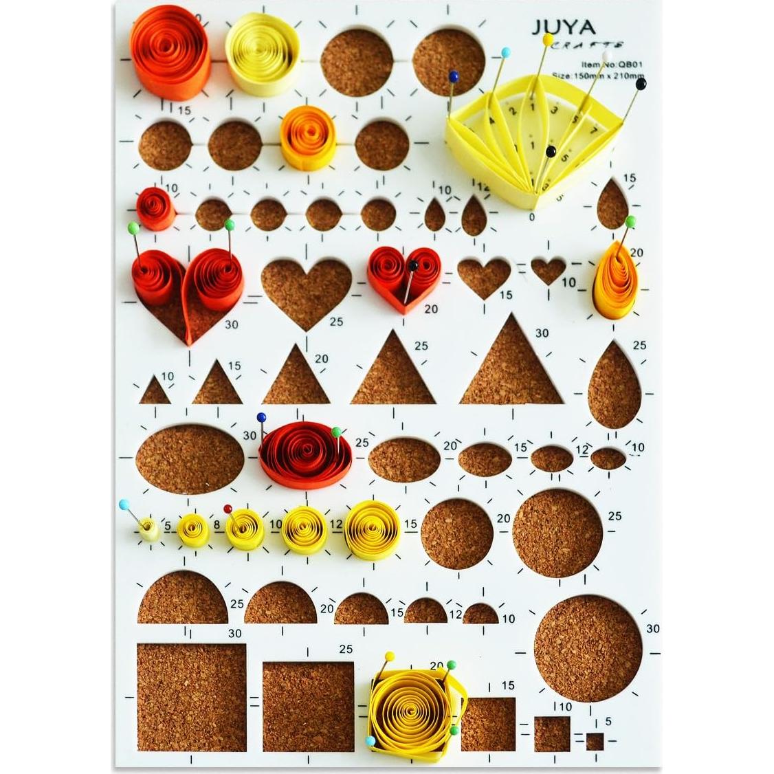 Kit de Quilling de Papel JUYA QK11 con 600 Tiras y 8 Herramientas