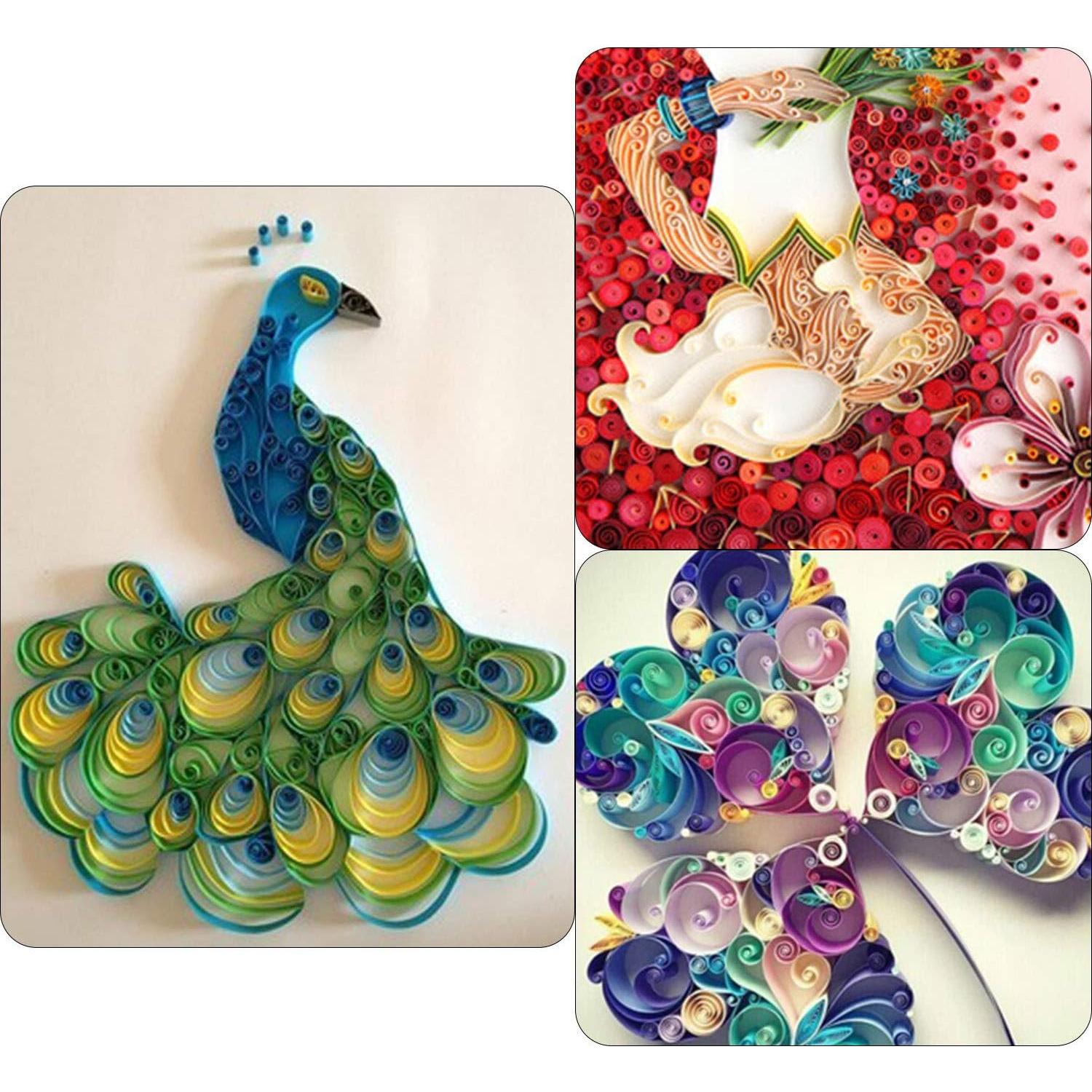 Kit de Papel Quilling TUPARKA 19 Pcs 900 Tiras 45 Colores