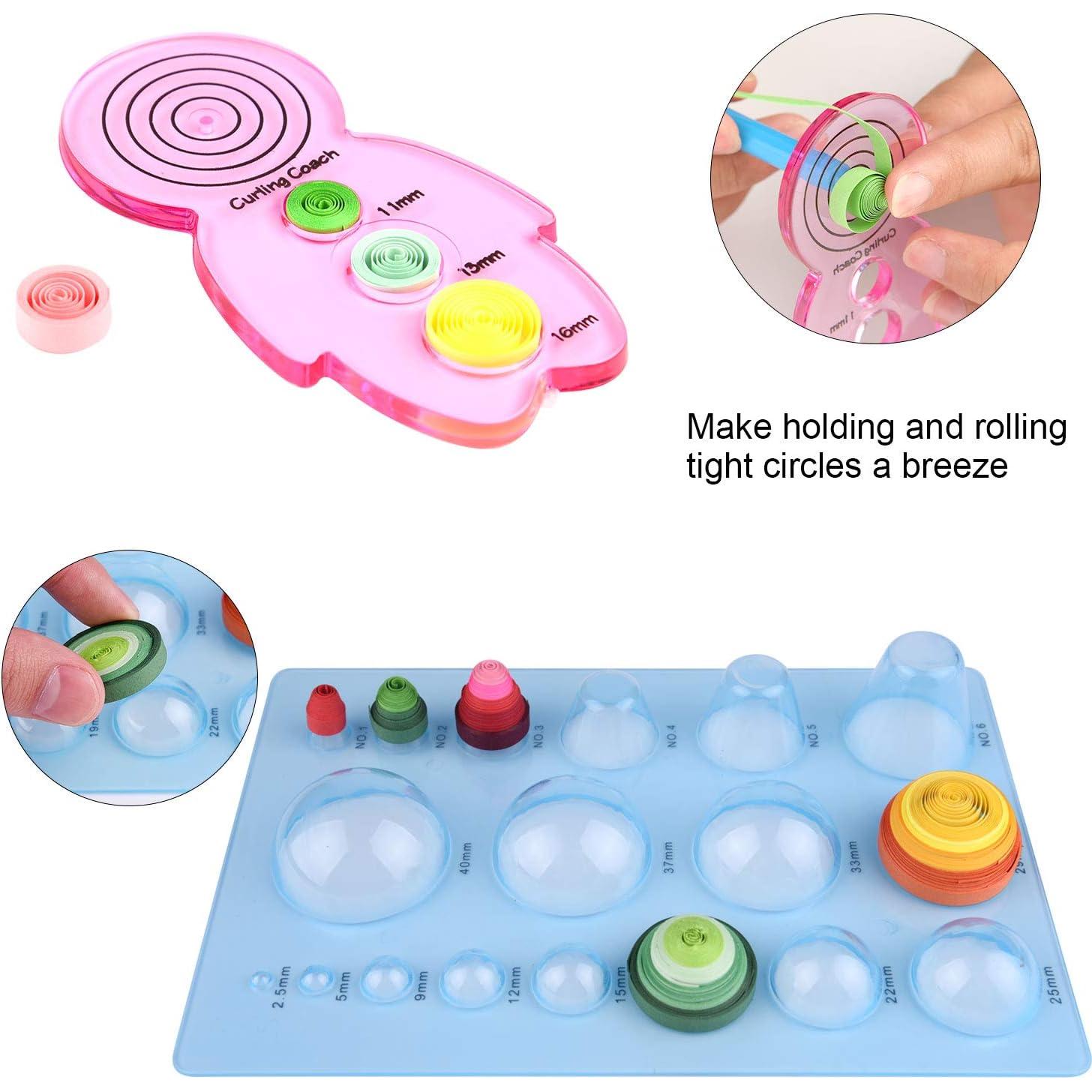 Kit de Papel Quilling TUPARKA 19 Pcs 900 Tiras 45 Colores