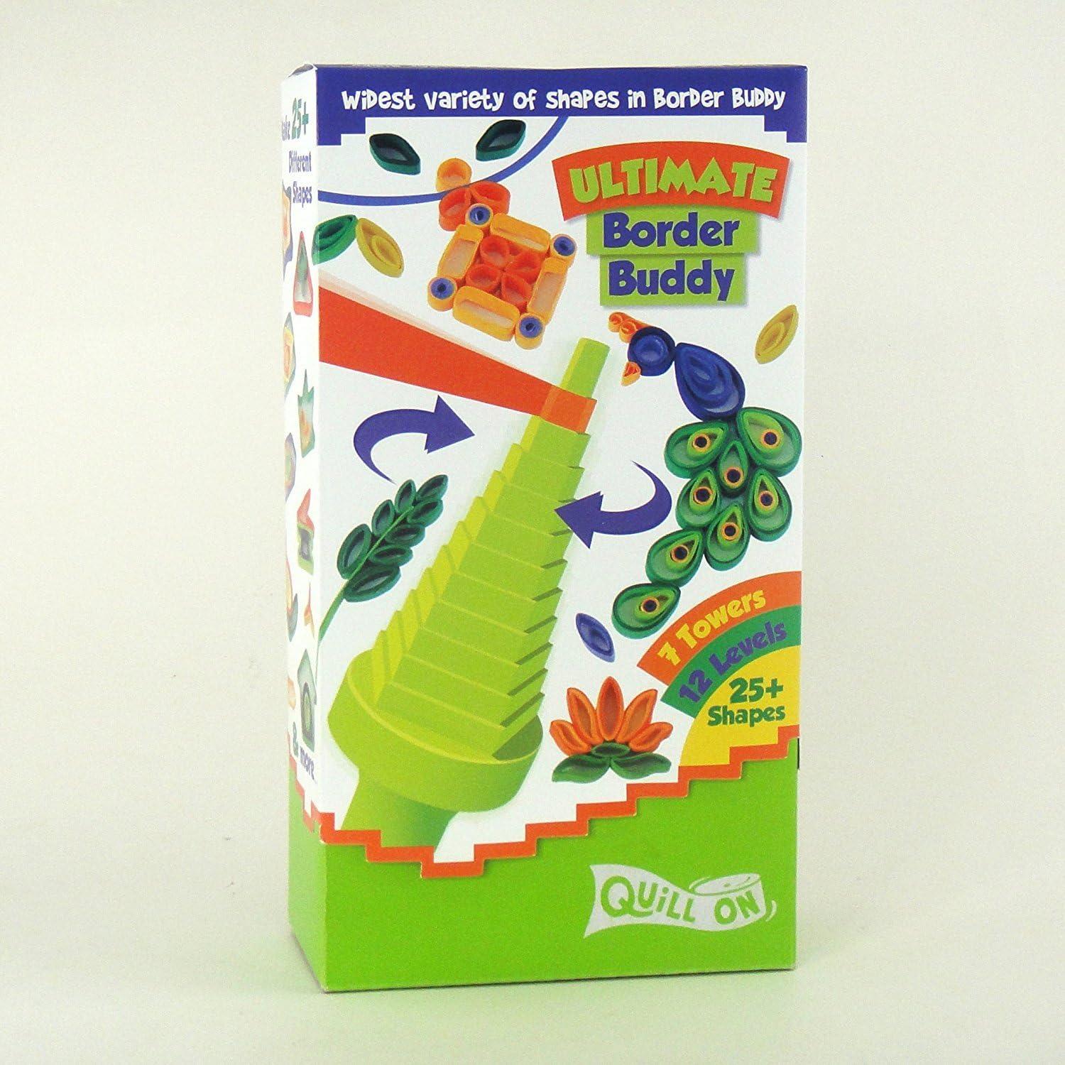 Quill On Border Buddy Verde - 7 Torres para Quilling