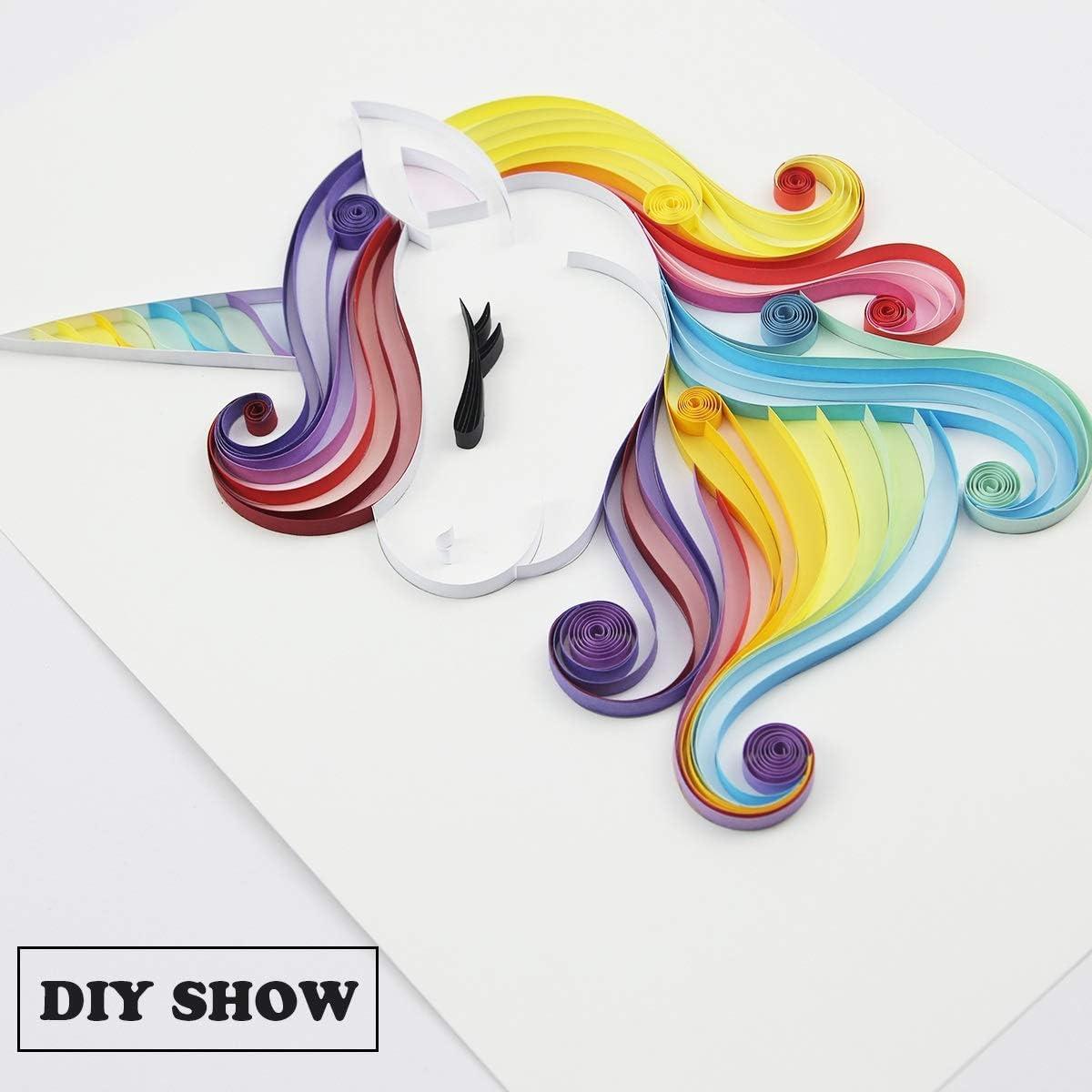 Kit de Quilling IMISNO - Herramientas y Papel 42 Colores
