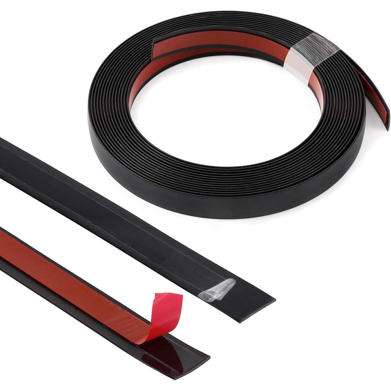 Bisel de Espejo Negro Autoadhesivo 1.27cm x 5m SHUANGQI