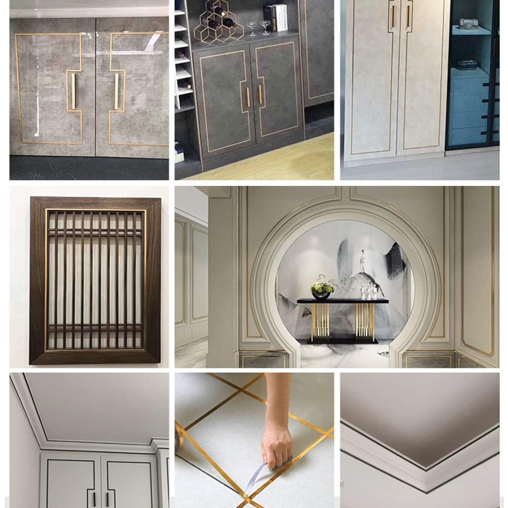 Bisel de Espejo Negro Autoadhesivo 1.27cm x 5m SHUANGQI