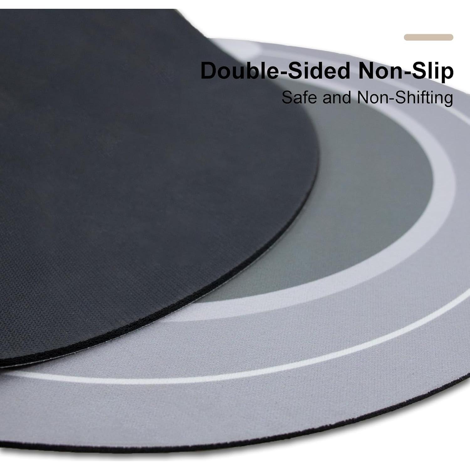 Alfombra de baño antideslizante YCTMALL gris 67.8x42.9cm