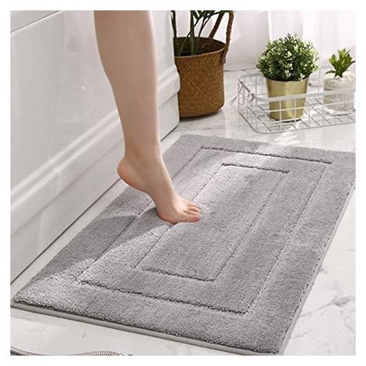 Alfombrilla de Baño GRANNY SAYS Gris 40x60 cm Antideslizante