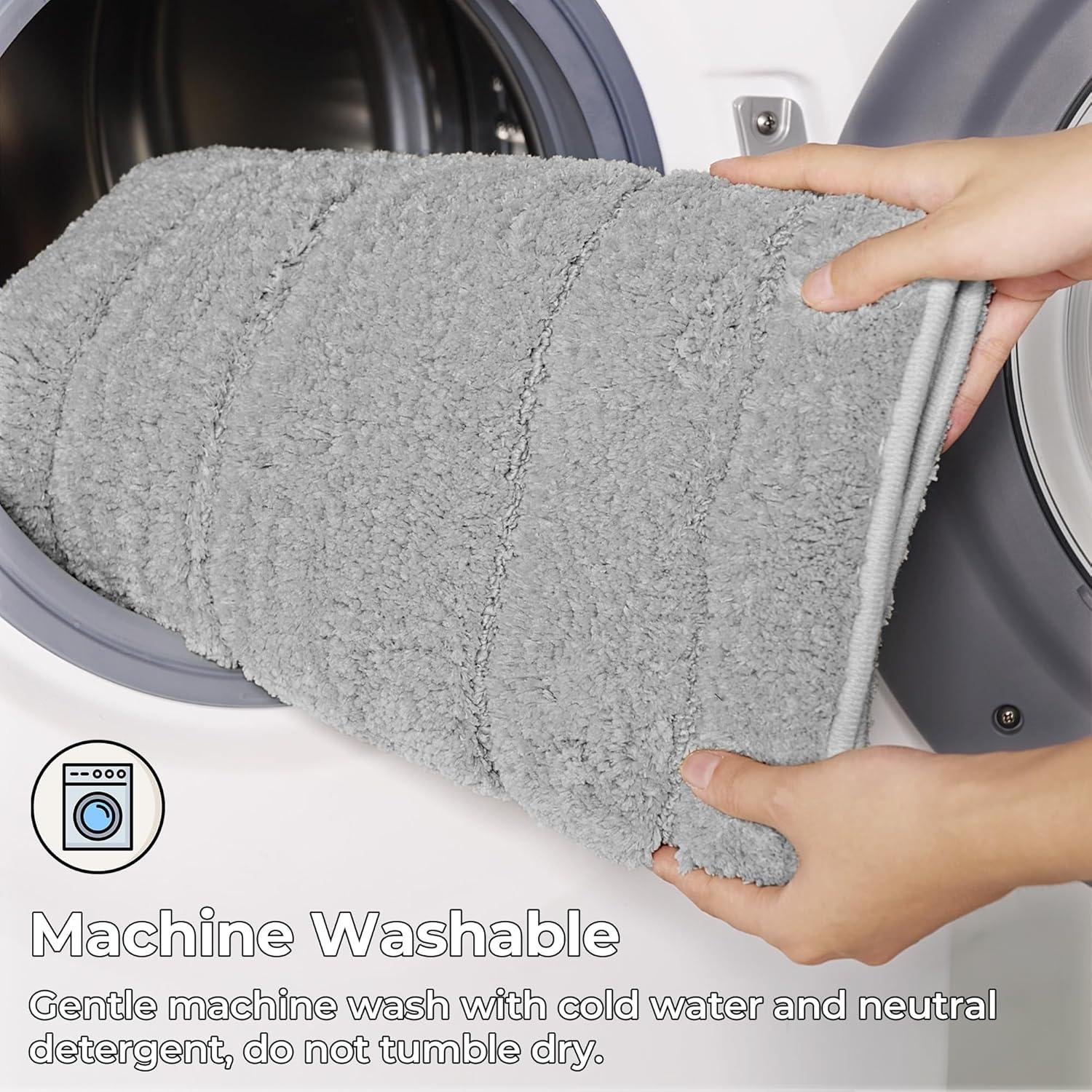 Alfombrilla de Baño GRANNY SAYS Gris 40x60 cm Antideslizante