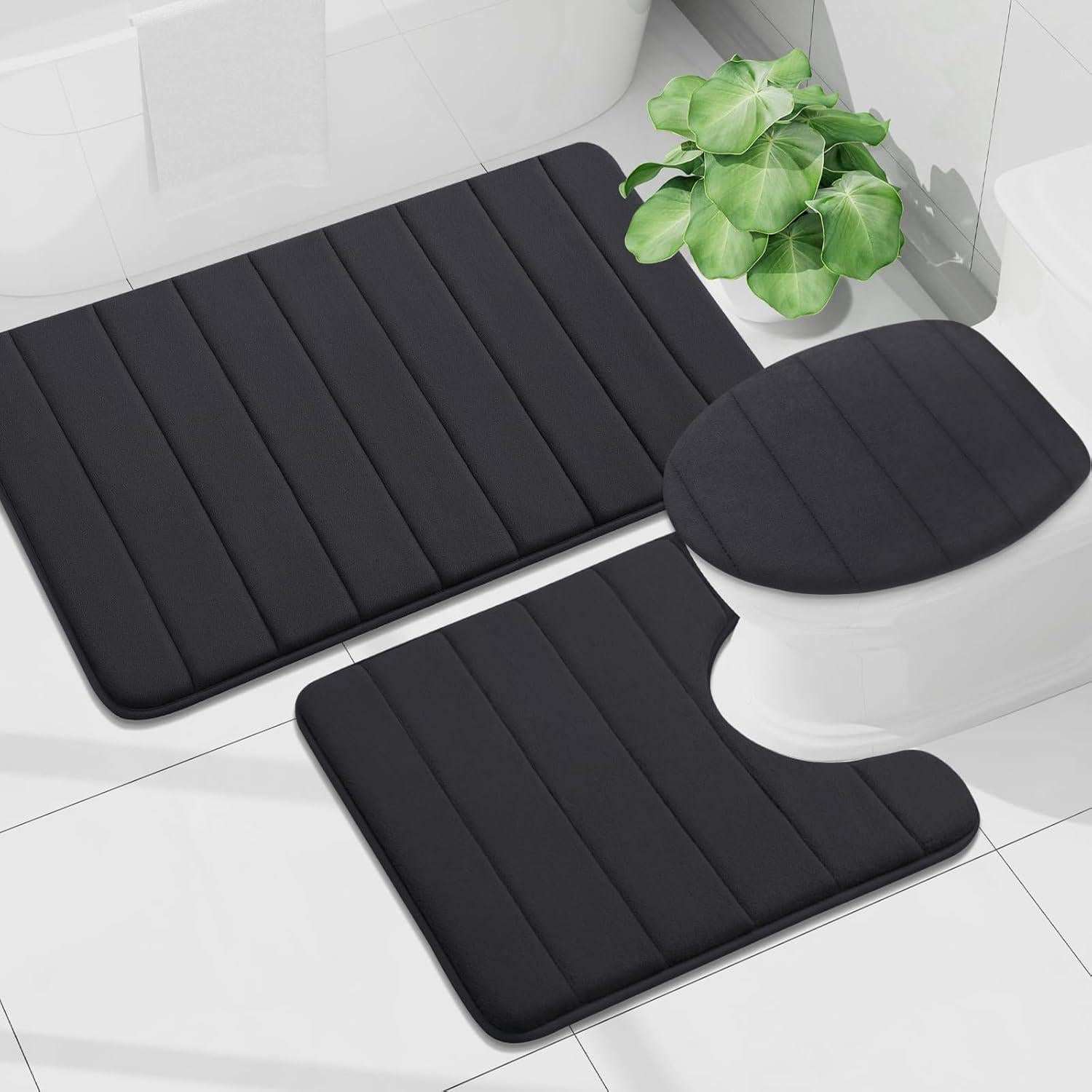 Alfombra de Baño Buganda 61x40.6 cm Antideslizante y Lavable