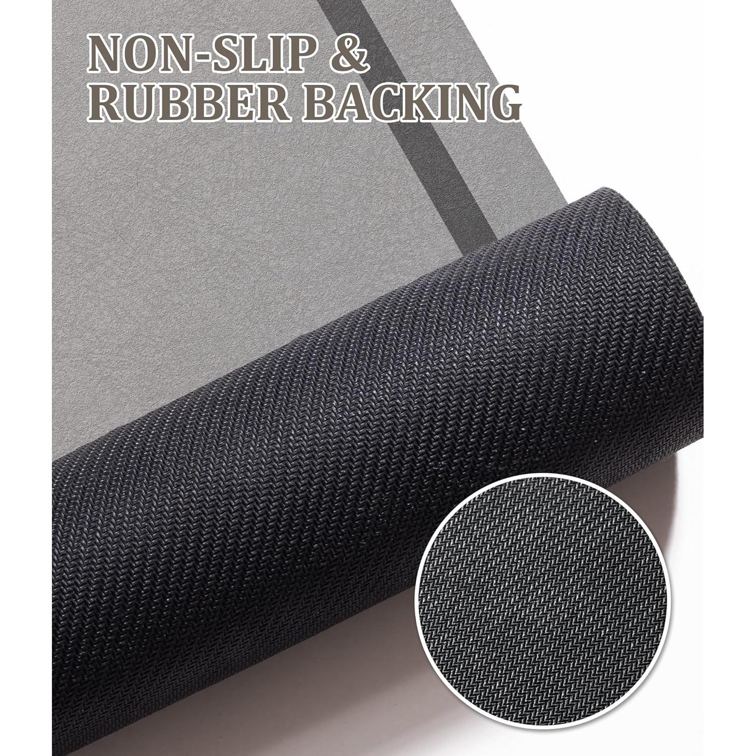 Alfombra de Baño Antideslizante Chakme Gris 61x46 cm