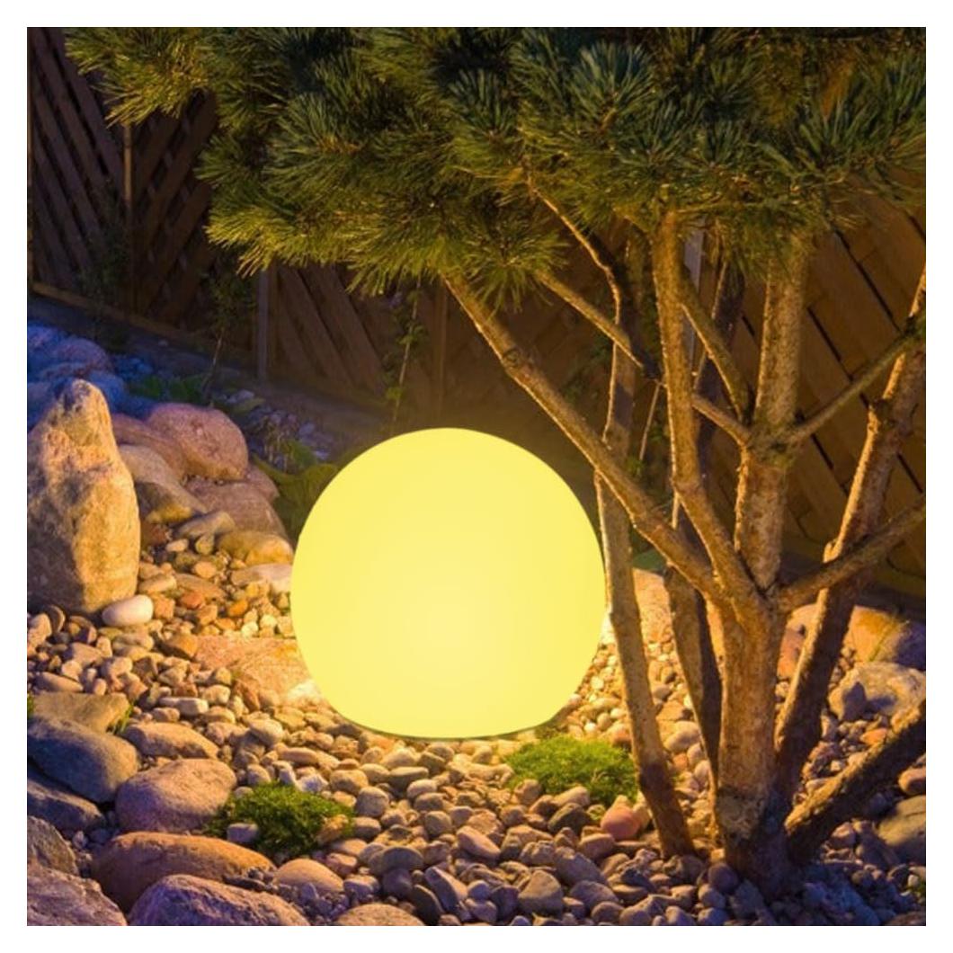 Luz de Globo Solar KEROVI 20cm RGB con Control Remoto