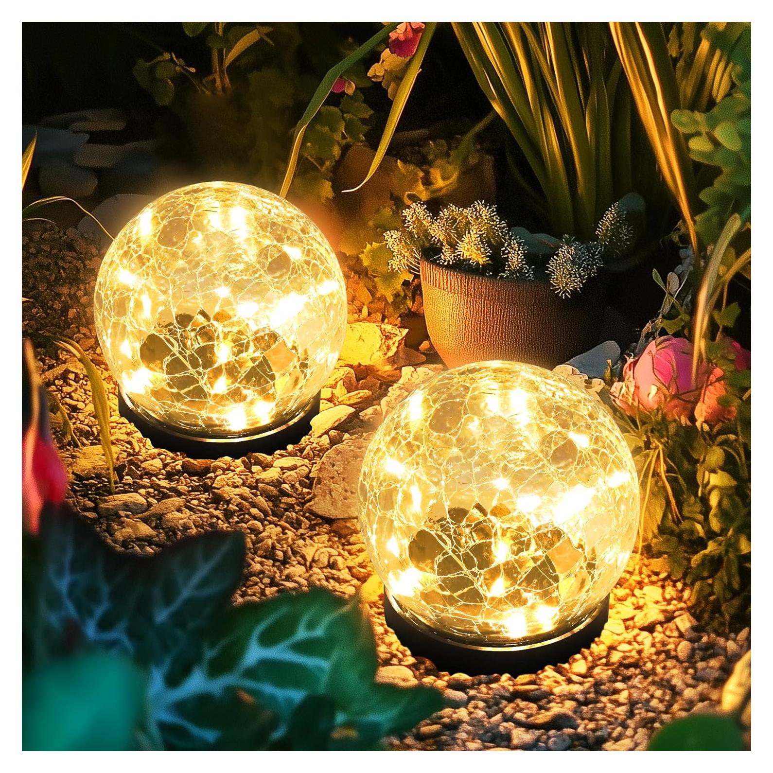 Luces Solares Exteriores PATIOPIA 2 Paquete Blanco Cálido