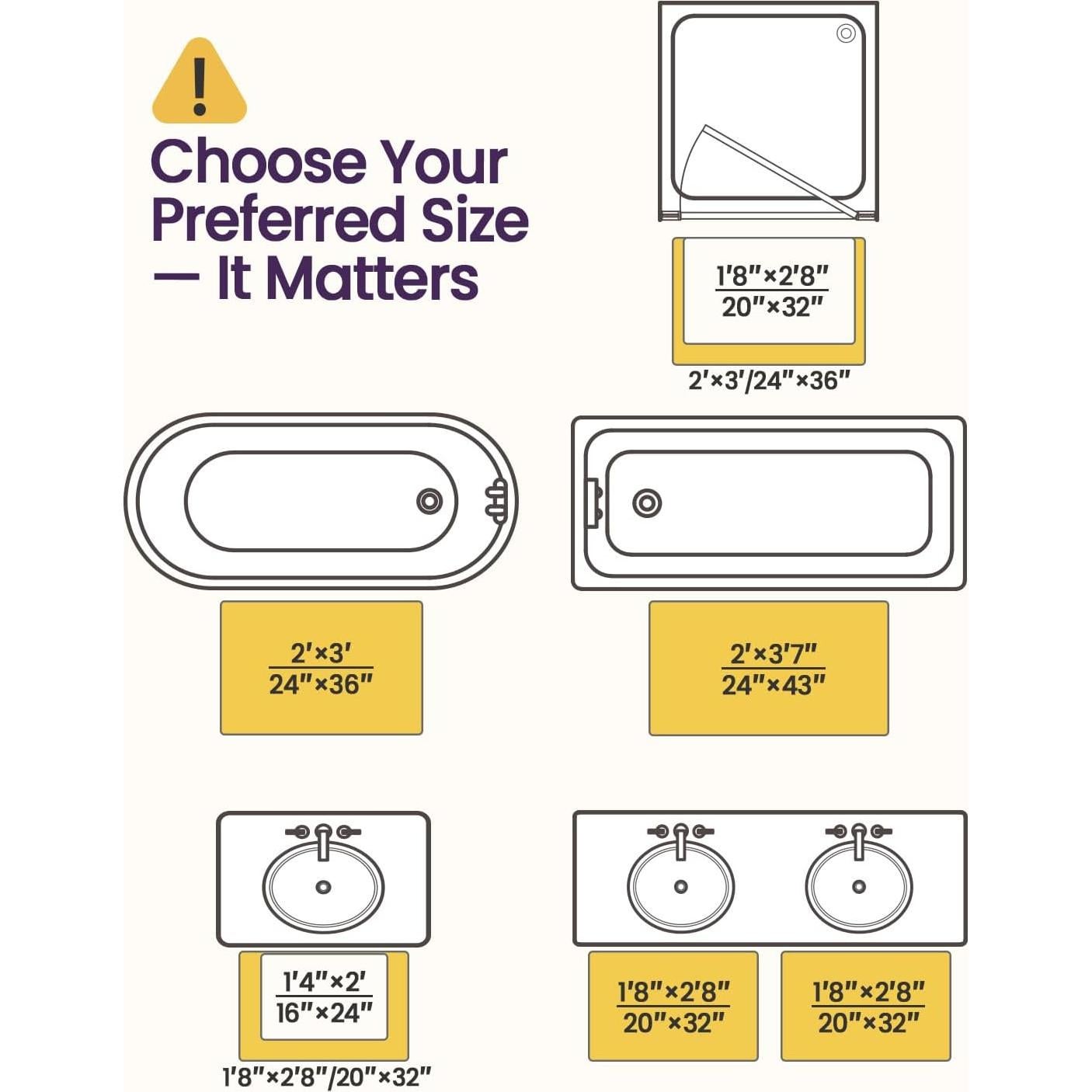 Alfombrilla de baño DEXI 61x91 cm blanca antideslizante