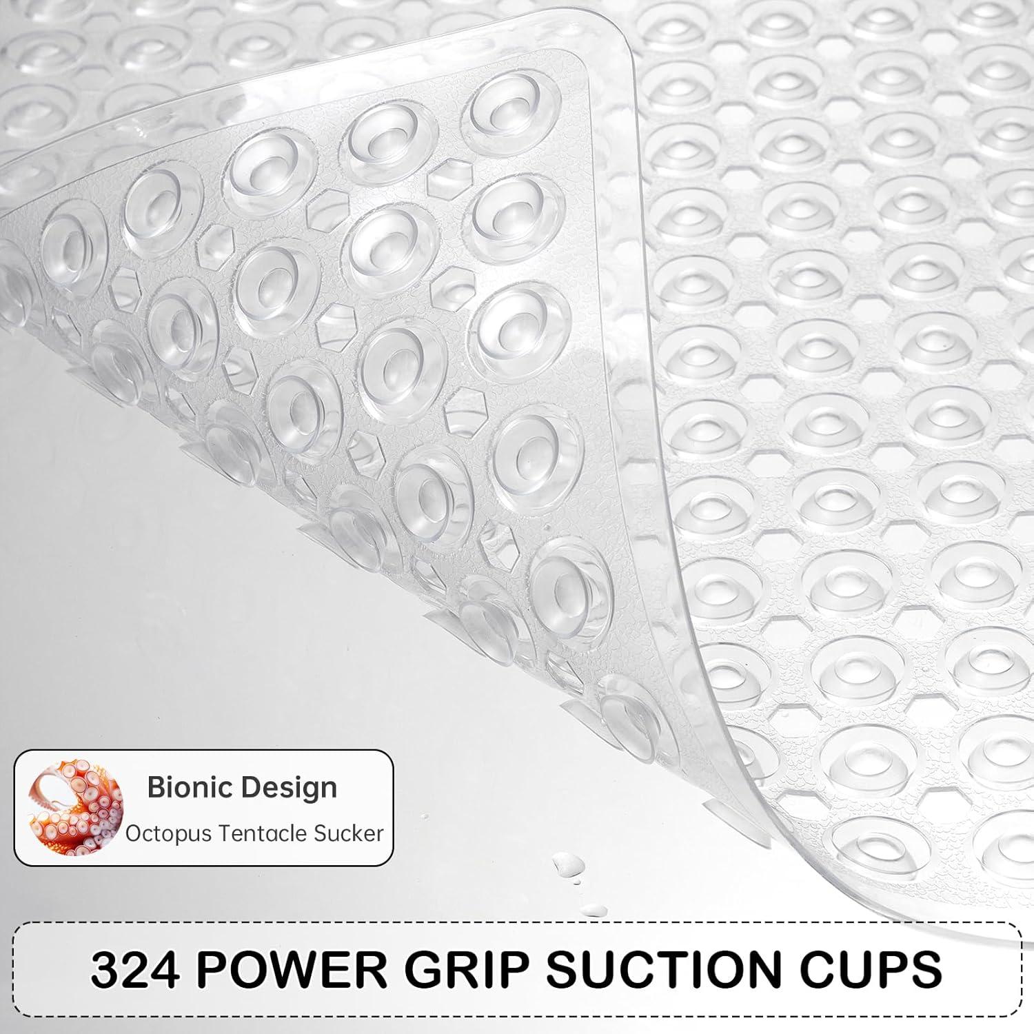 Alfombrilla Antideslizante Linoows 89x41.4 cm Transparente