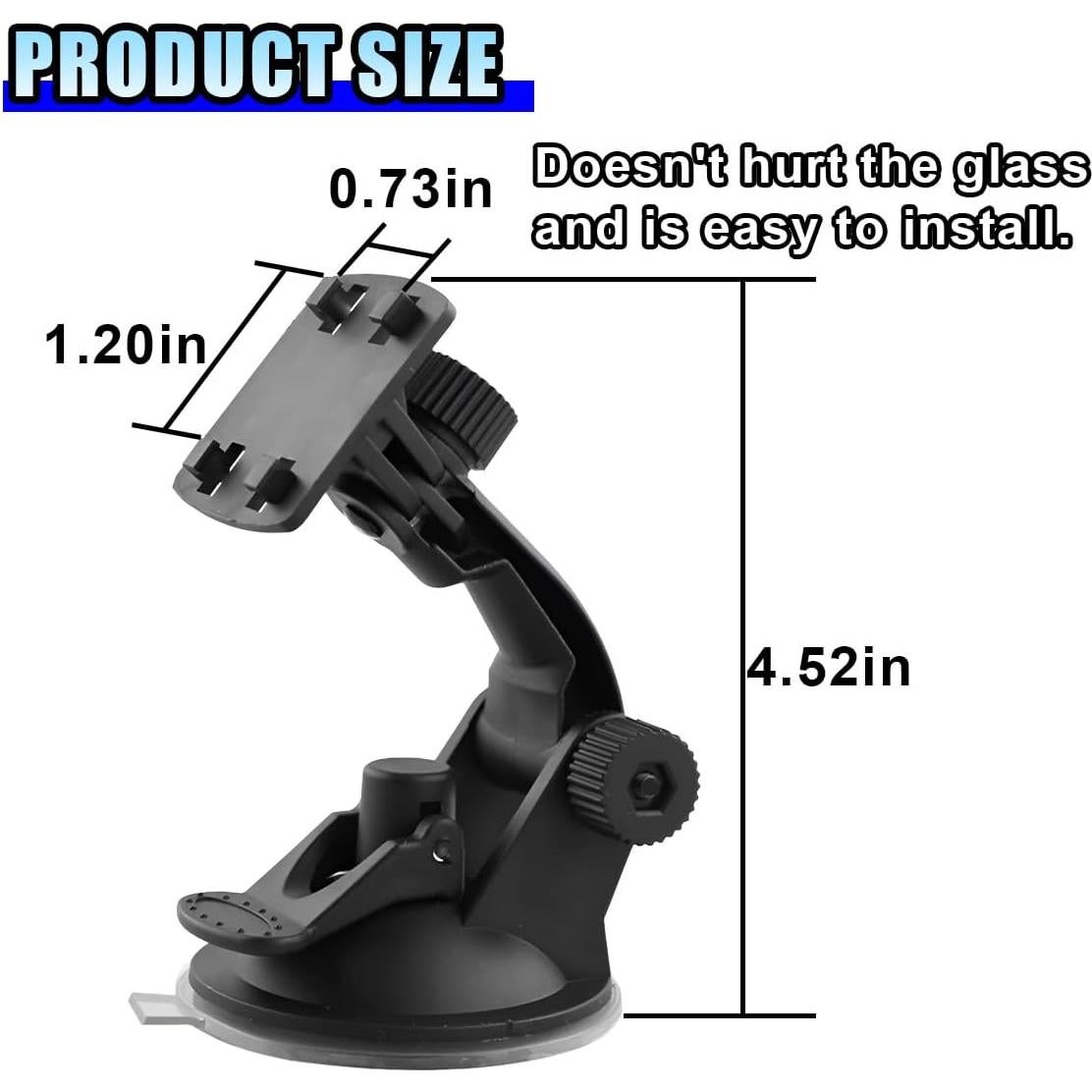 Soporte de Monitor de Cámara de Respaldo DUSCOKE 2PCS Ajustable