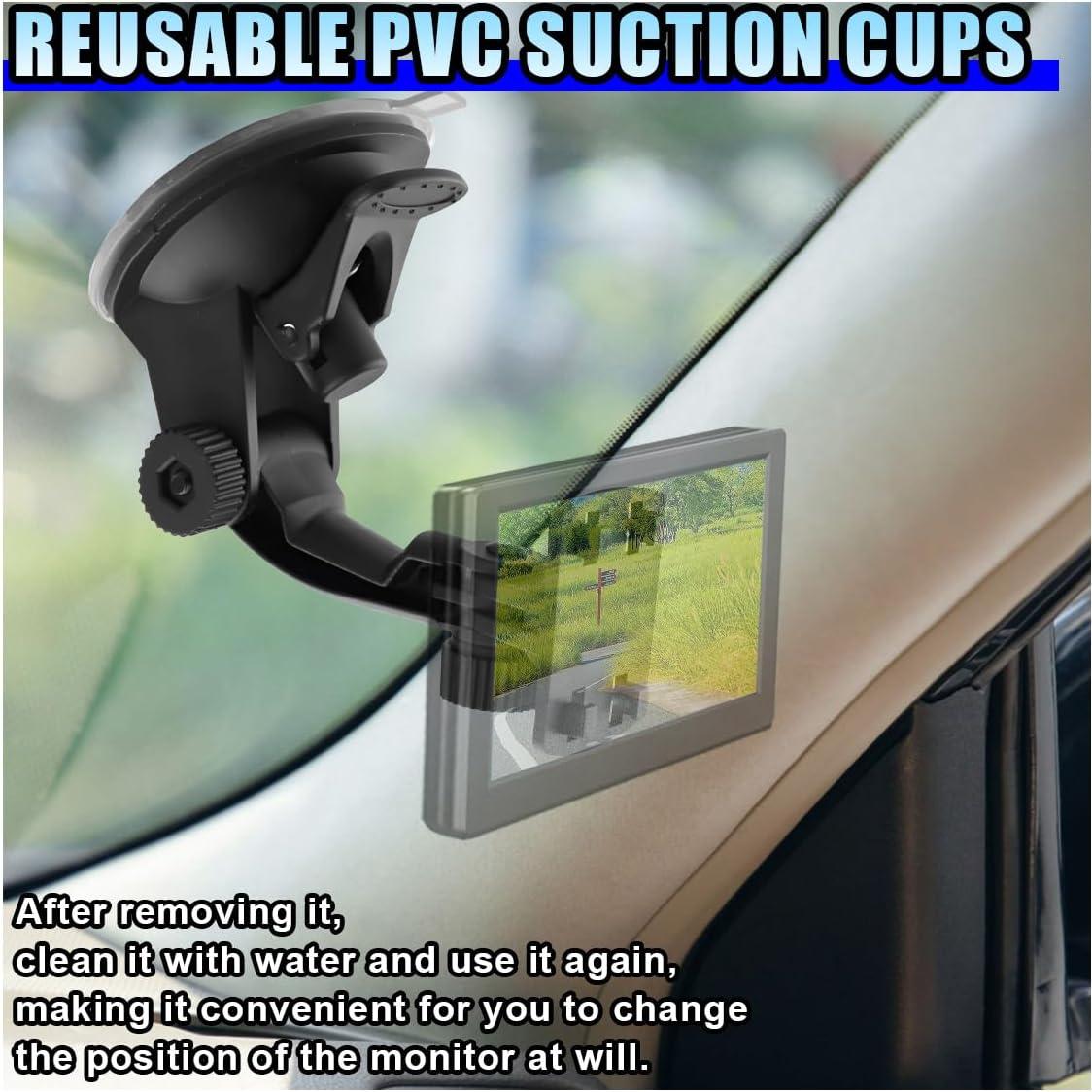 Soporte de Monitor de Cámara de Respaldo DUSCOKE 2PCS Ajustable