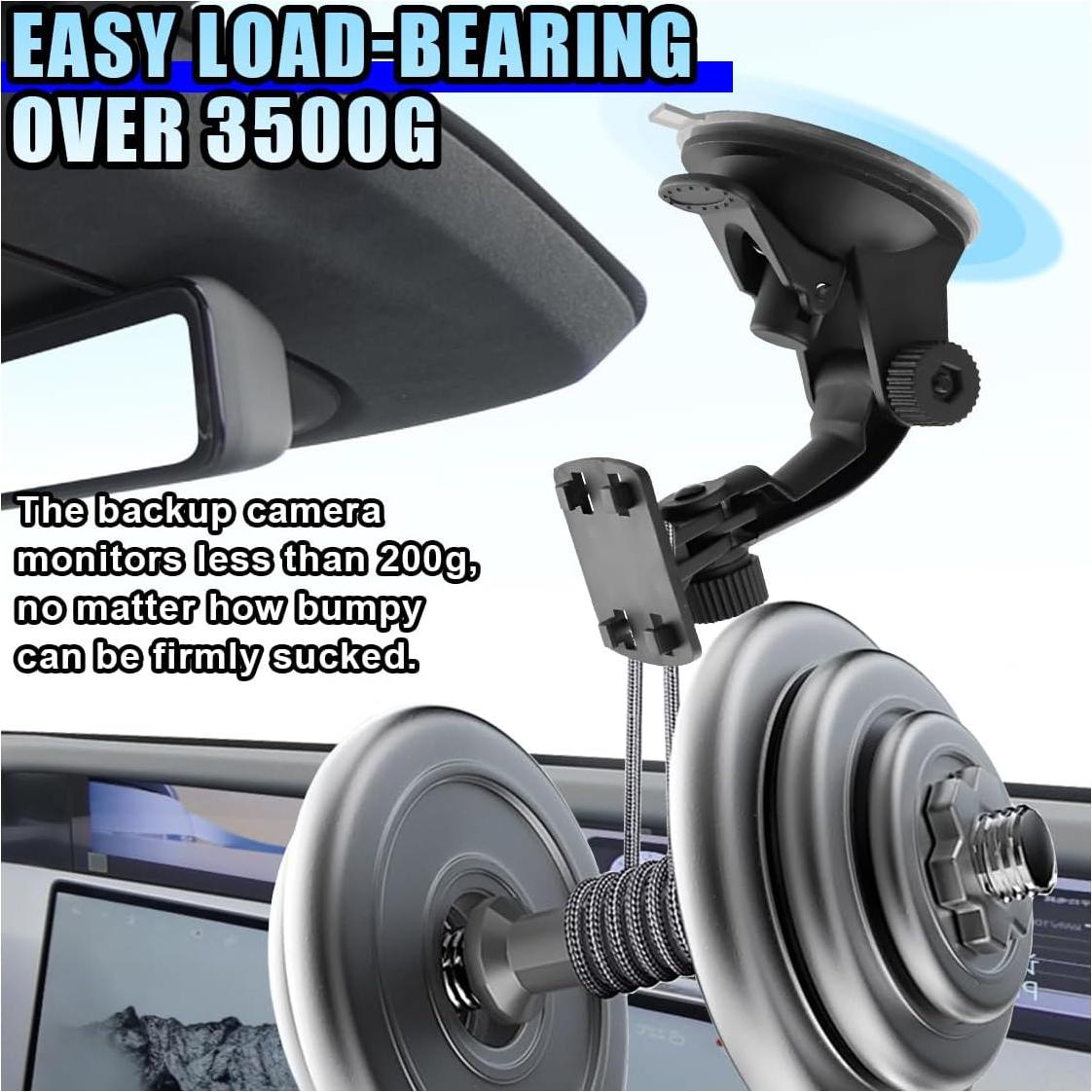 Soporte de Monitor de Cámara de Respaldo DUSCOKE 2PCS Ajustable