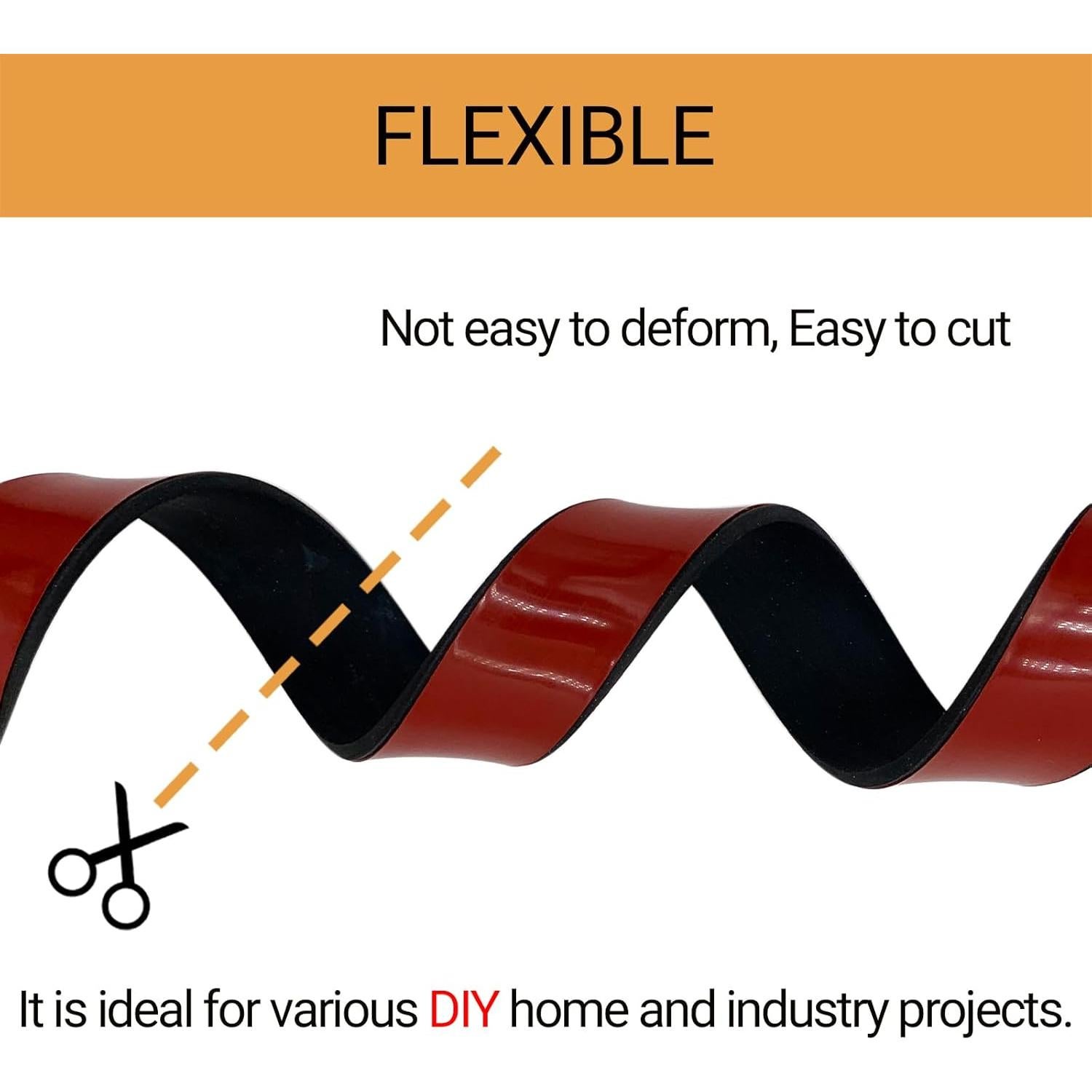 Tira de Sellado de Goma PACIXU 3.05 m Negro Aislamiento