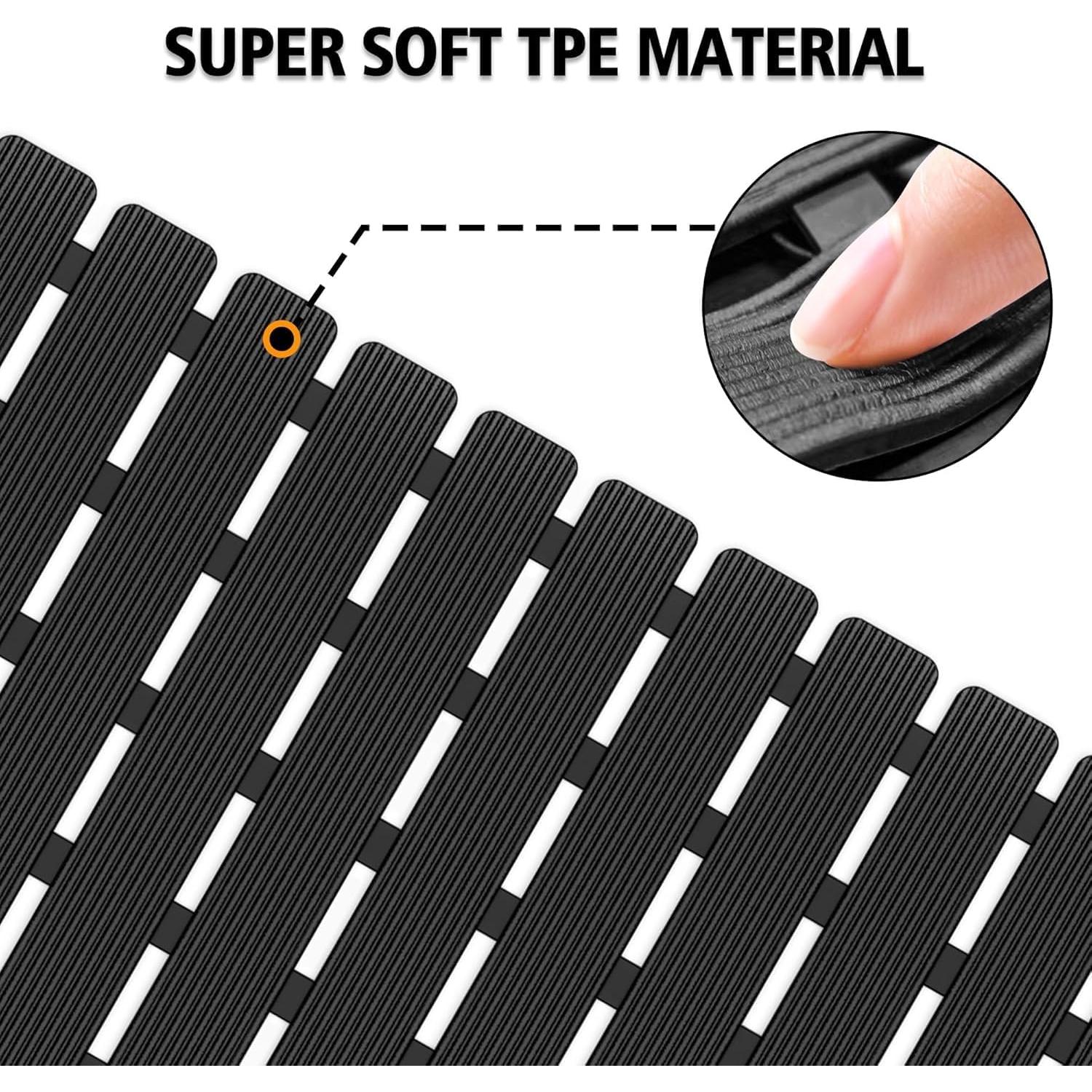 Alfombra de Ducha Antideslizante MBOSS 61x61cm Ecológica