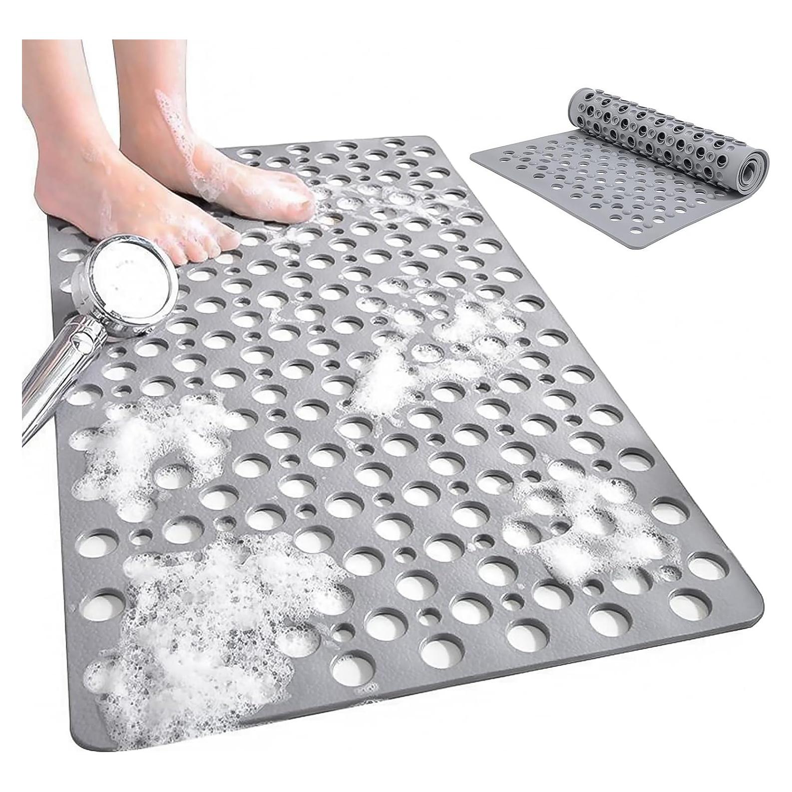 Alfombrilla Antideslizante JRLCTECH para Bañera 75x43 cm Gris