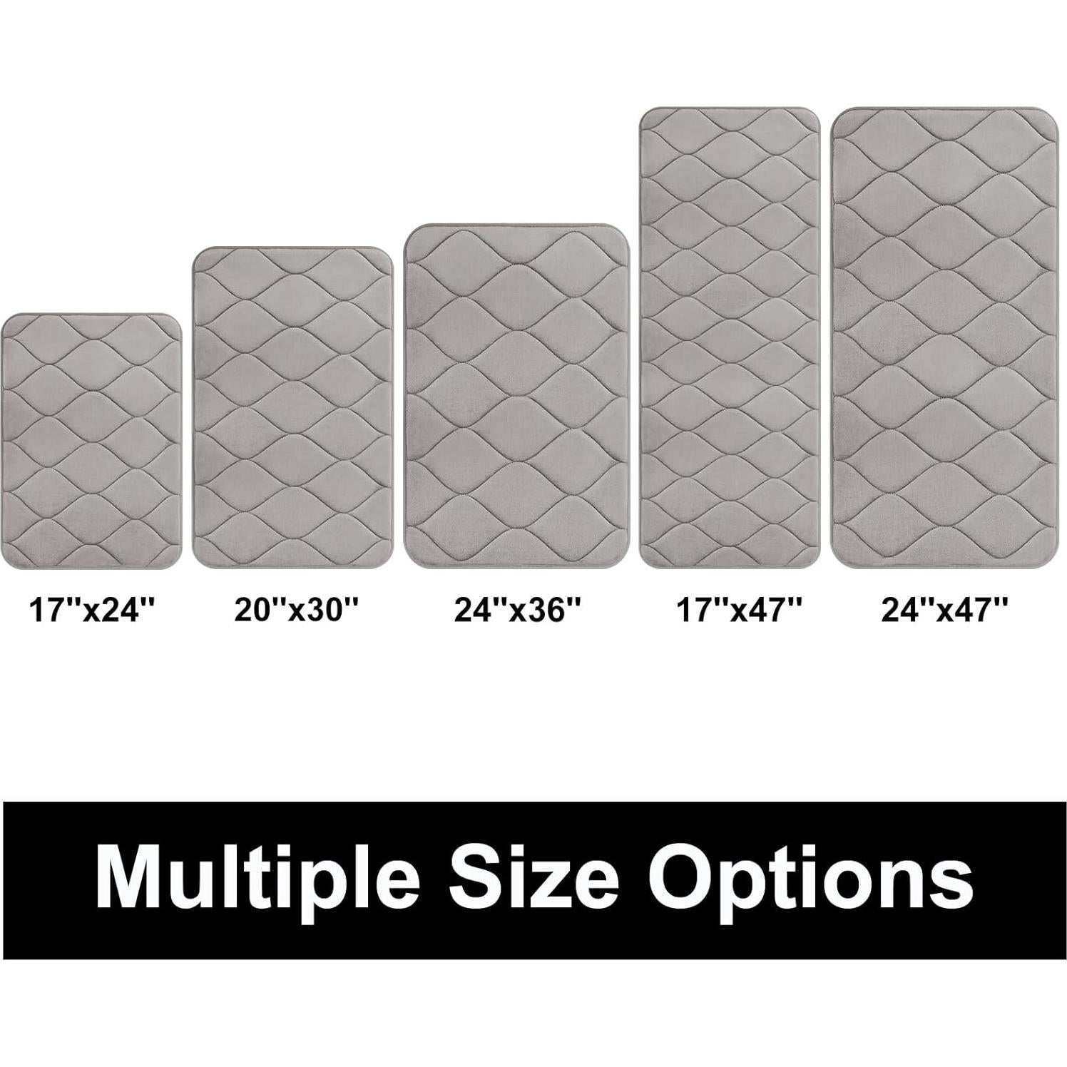 Alfombra de Baño Colorxy 76x50cm Espuma Memoria Antideslizante